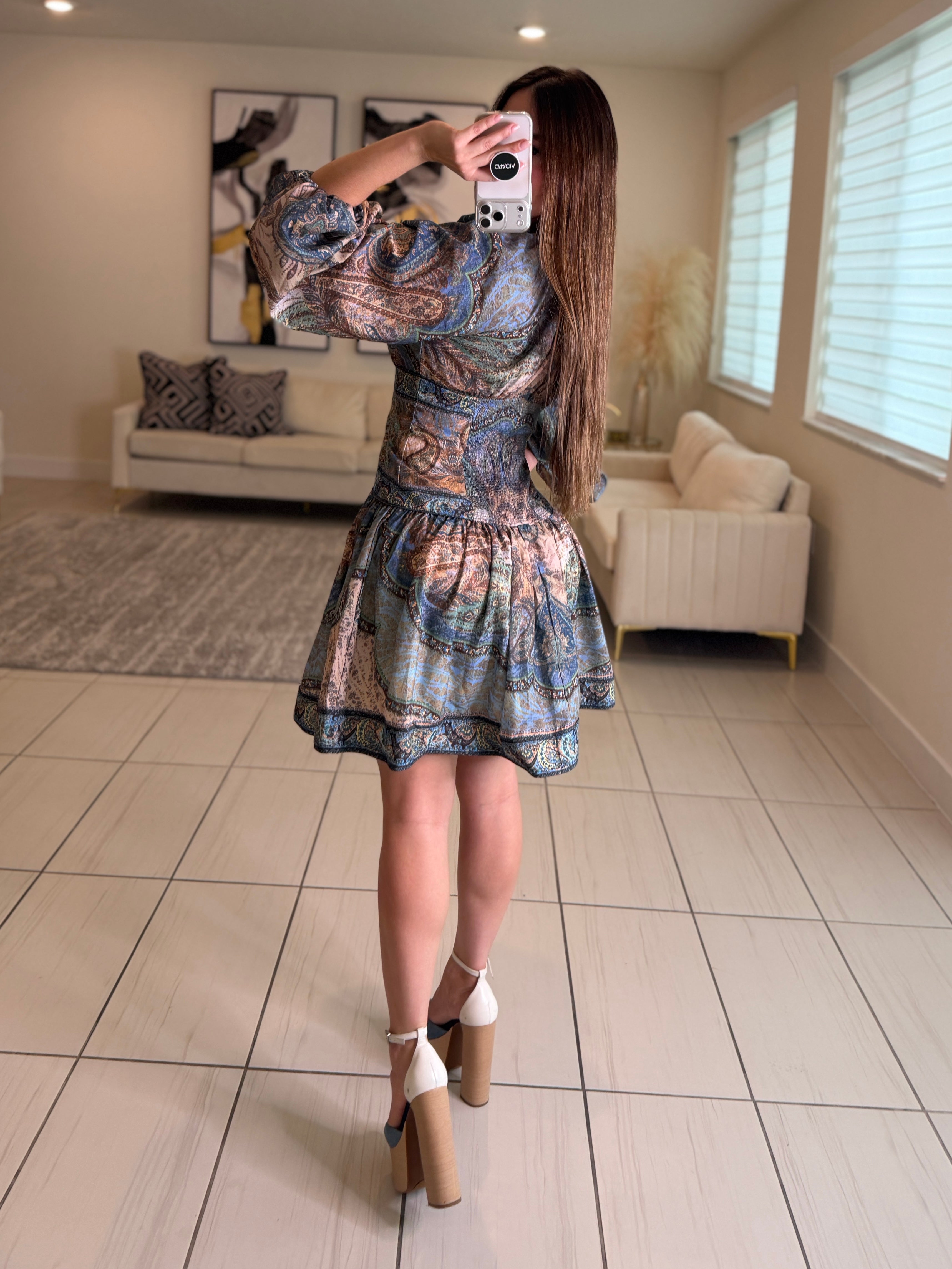 Wanderlust Blue Dress