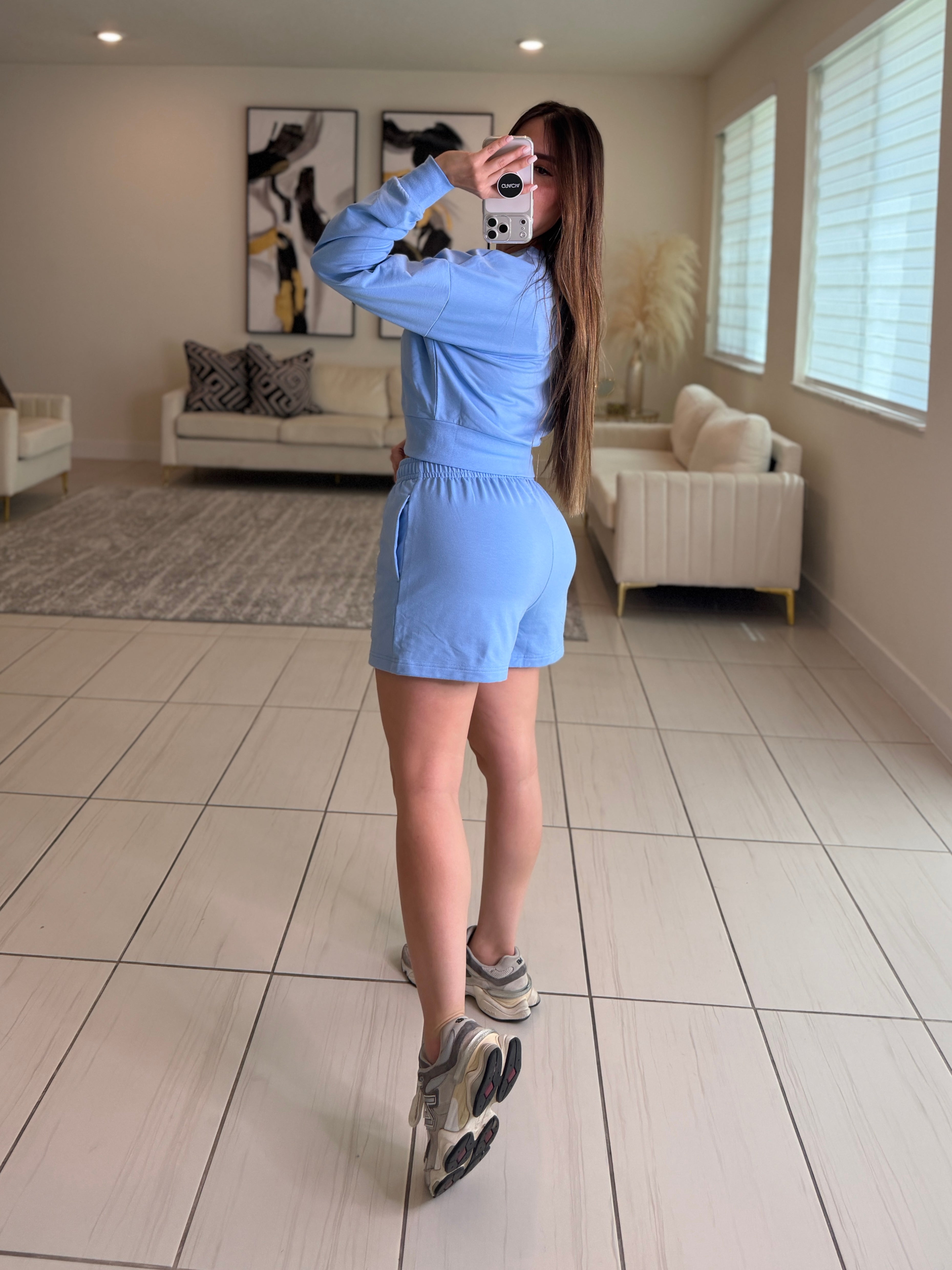 Alumni Halo Blue Short Set