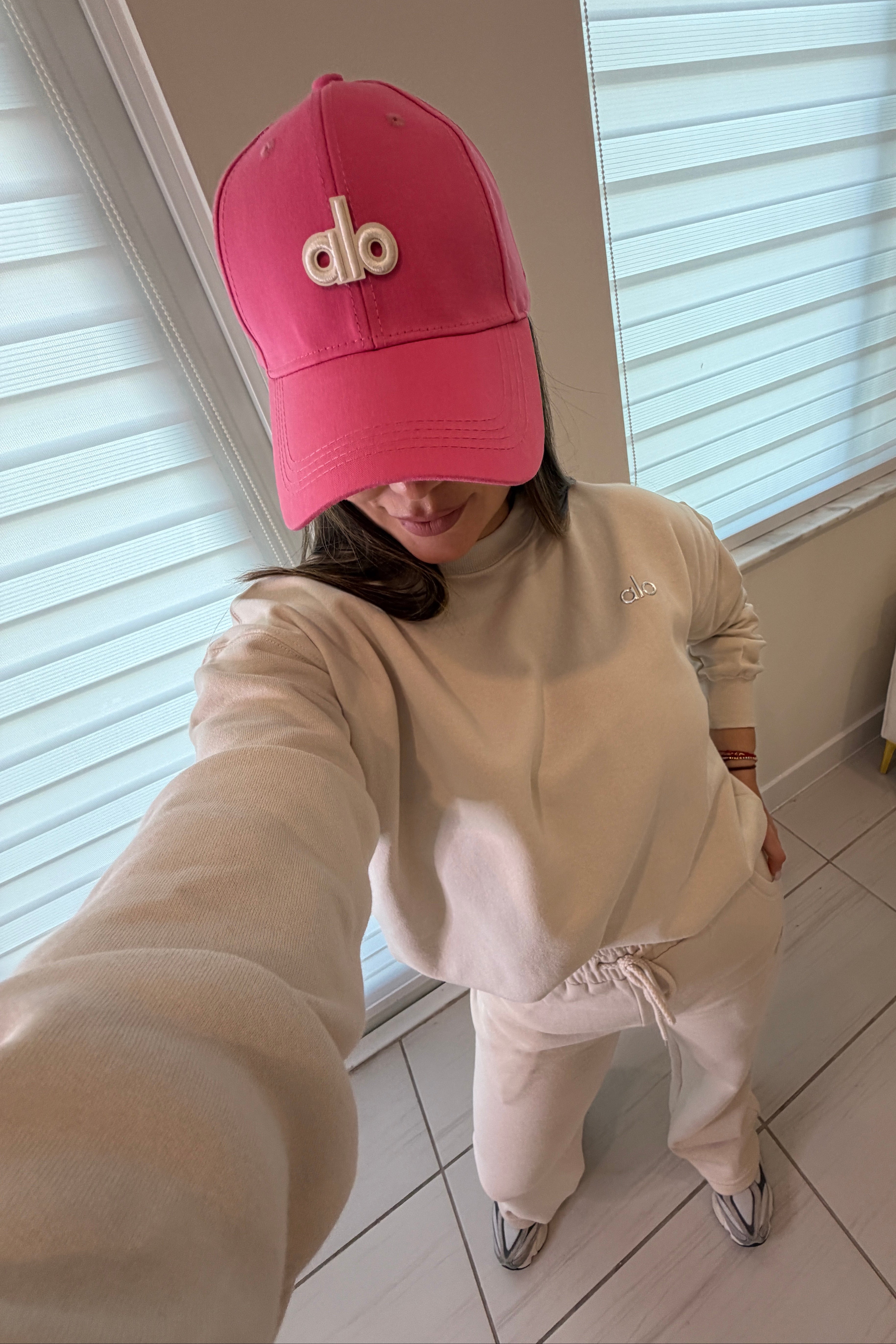 Iconic Halo Pink Denim Cap