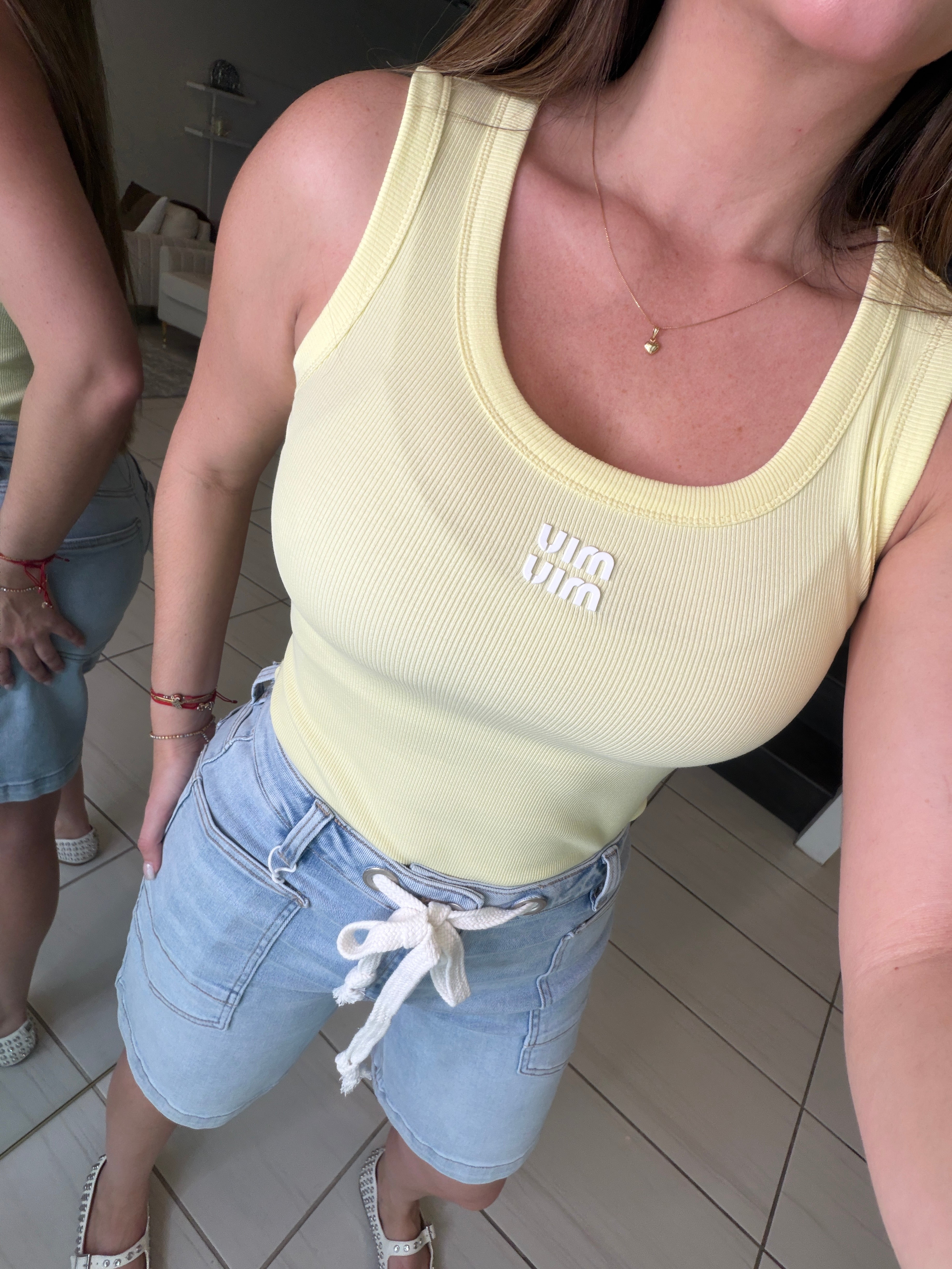 Divine Desire Denim Bermuda Shorts