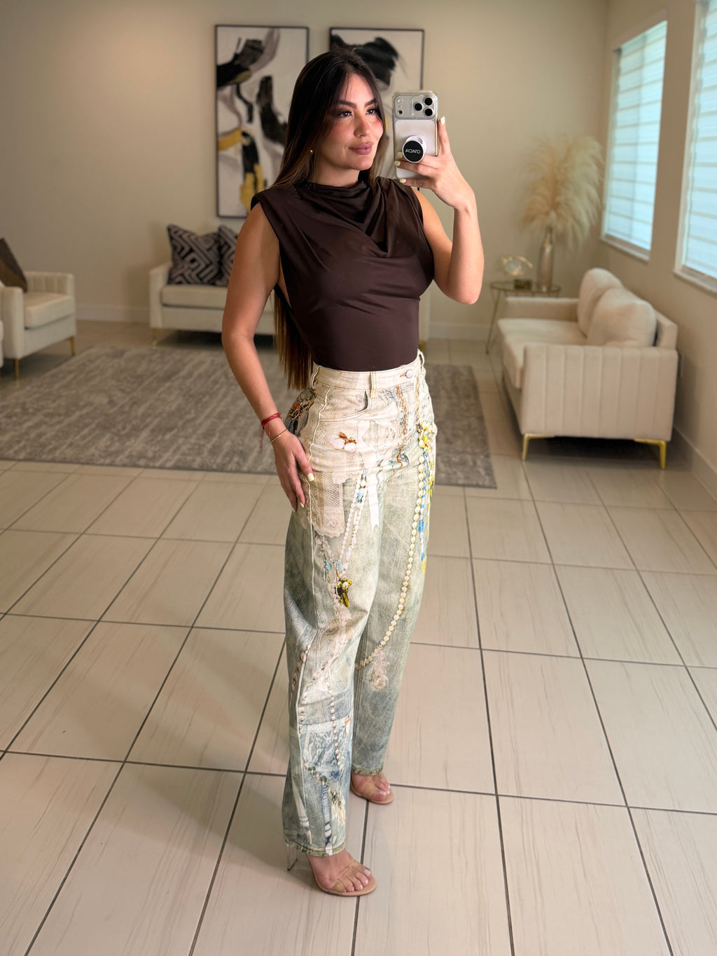 Charming Cool Print Pants