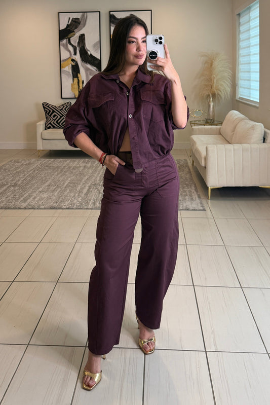 Savanna Wine Barrel Pants