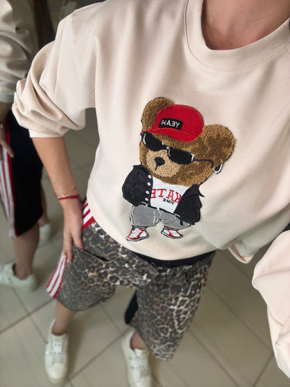 Wild Leopard Red Strip Short