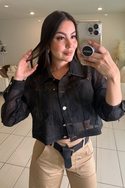 Parisian Flair Black Top