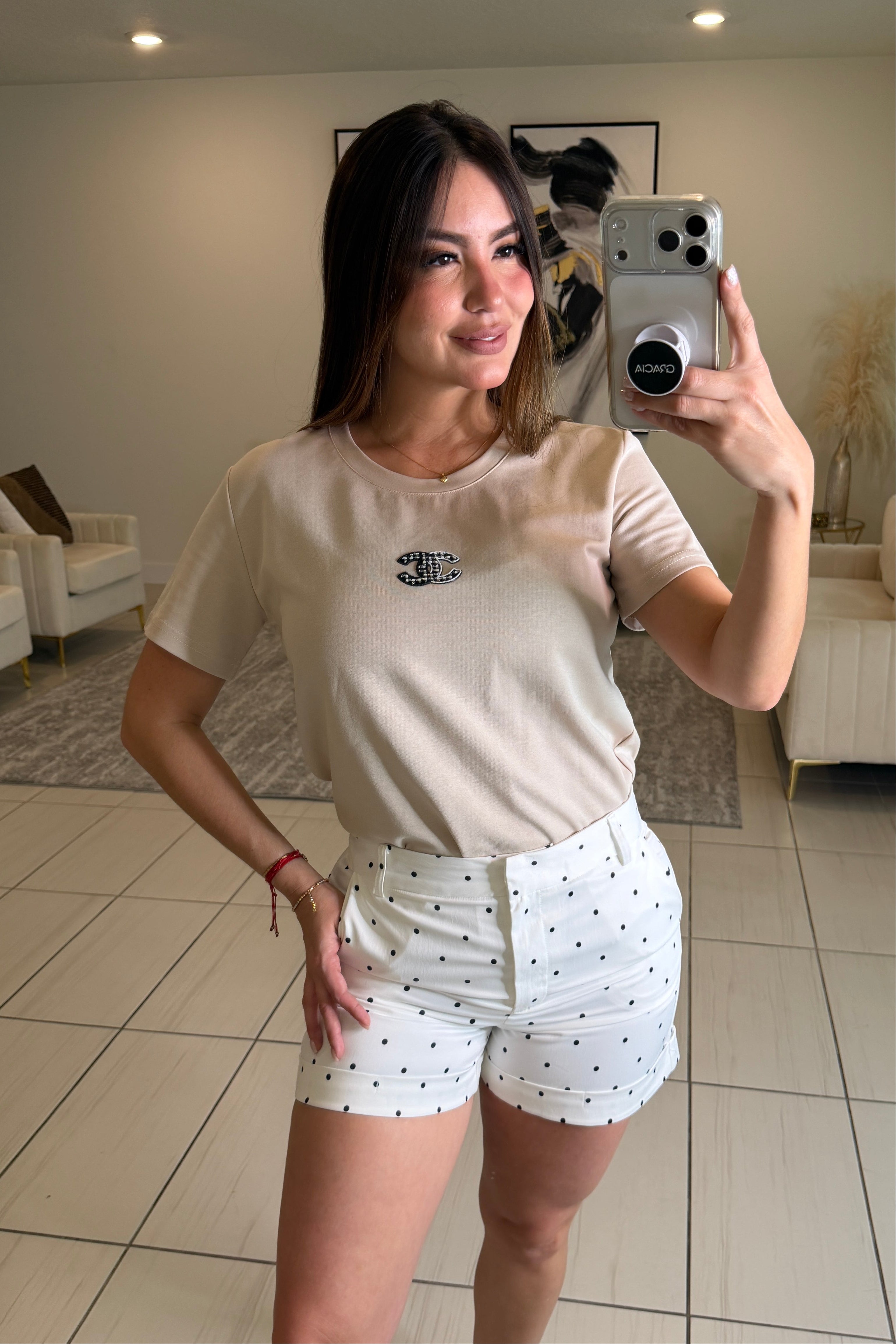 Iconic Timeless Beige Tshirt