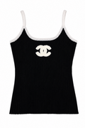Iconic Knit Black and White Tank Top