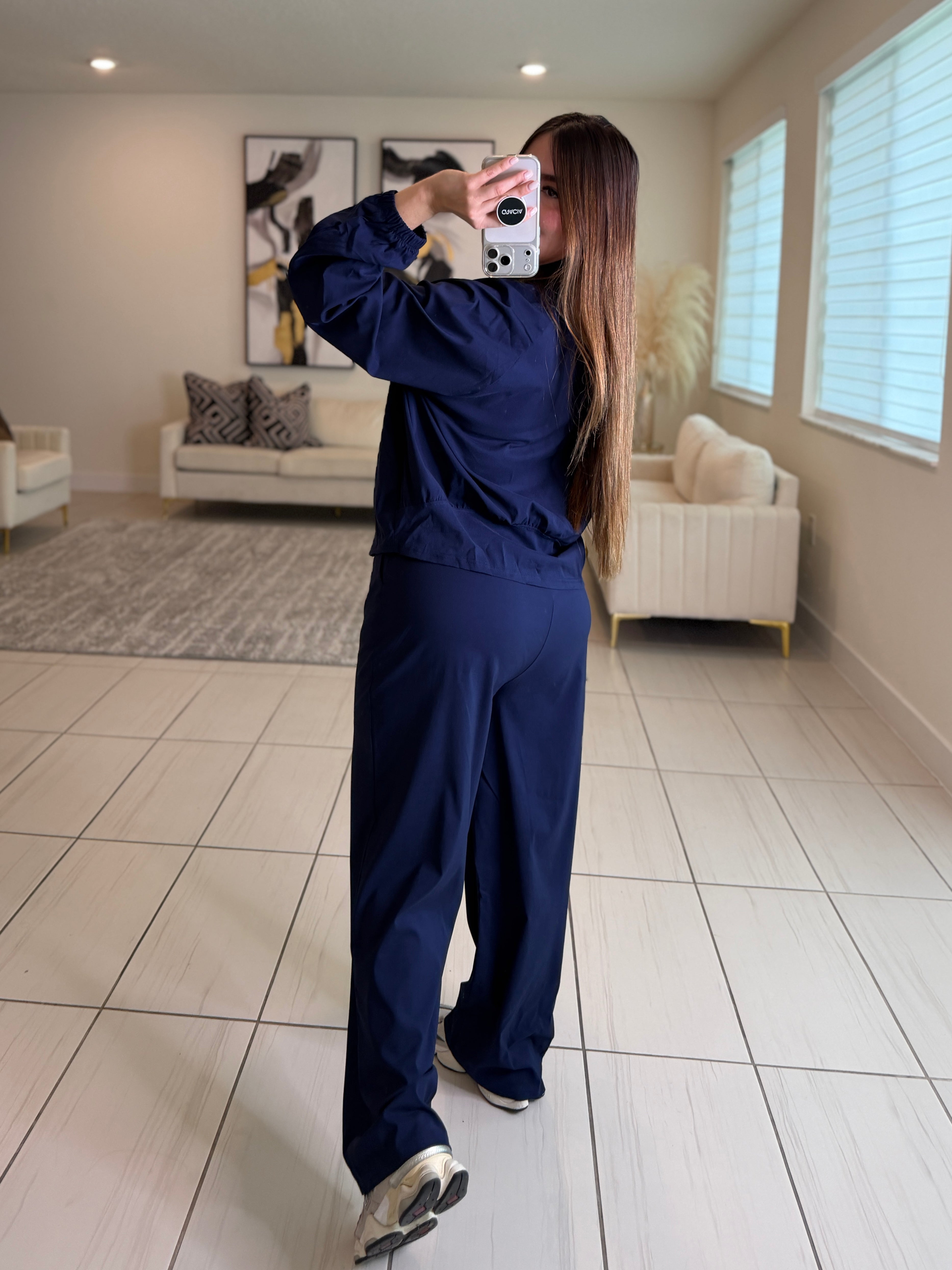 Suit Up Halo Navy Blue Set Pants