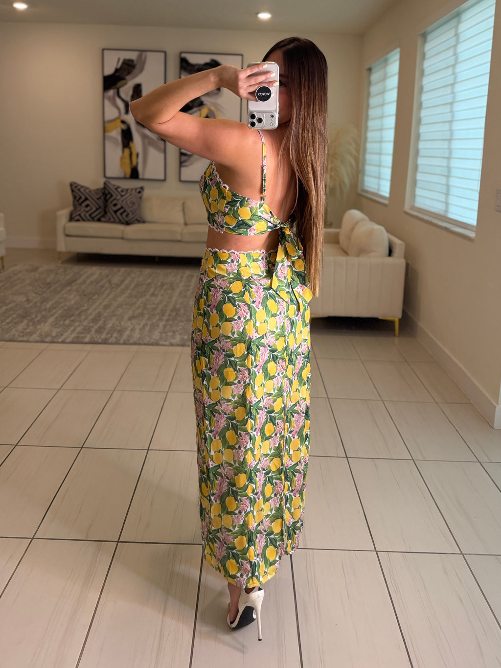 Amalfi Blossom Skirt Set