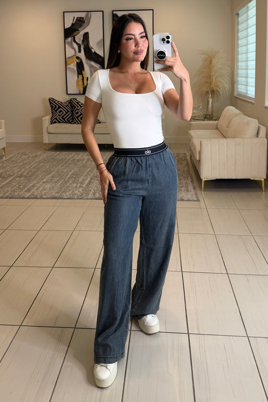 Iconic Halo Soft Denim Pants