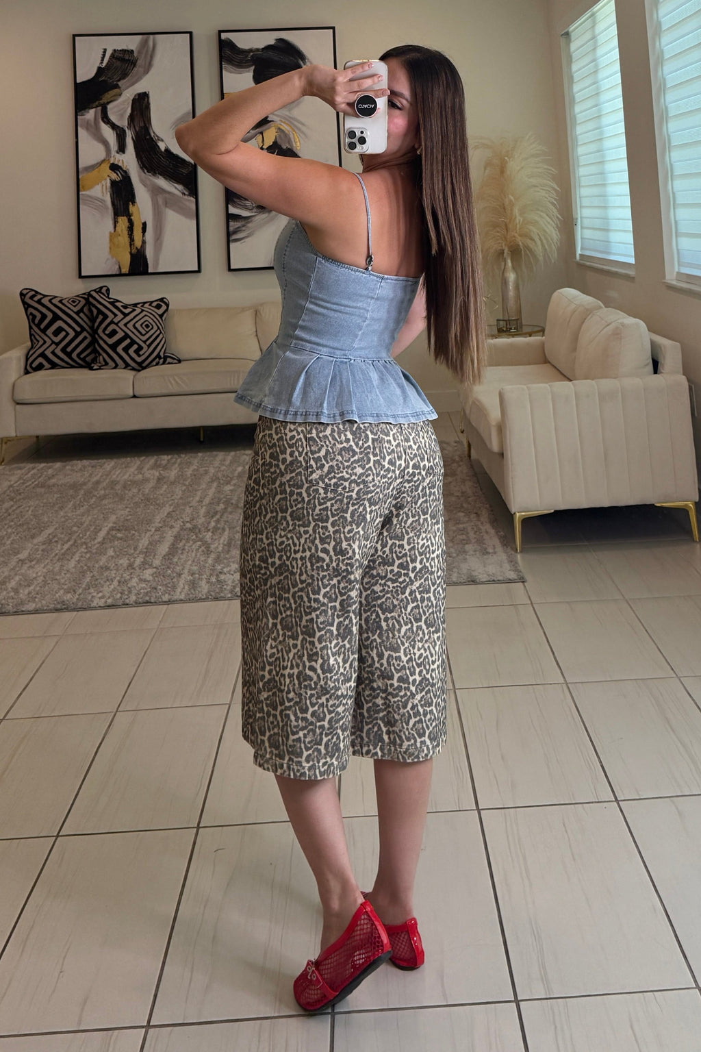 Wild Ambition Leopard Shorts