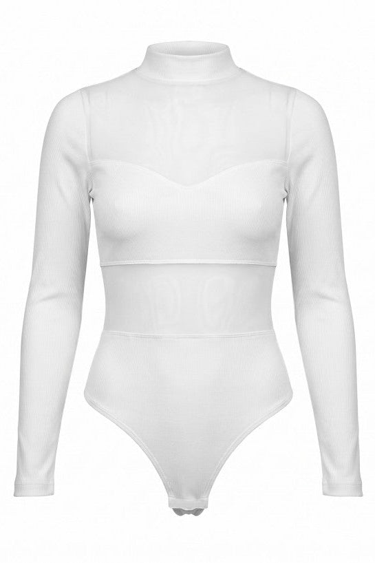 Feminine Touch White Bodysuit