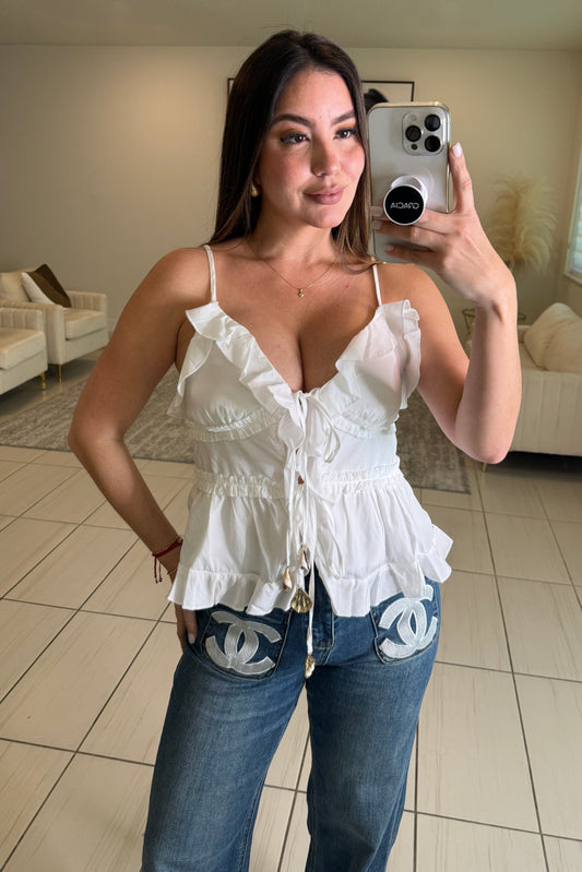 Serene Temptation White Top