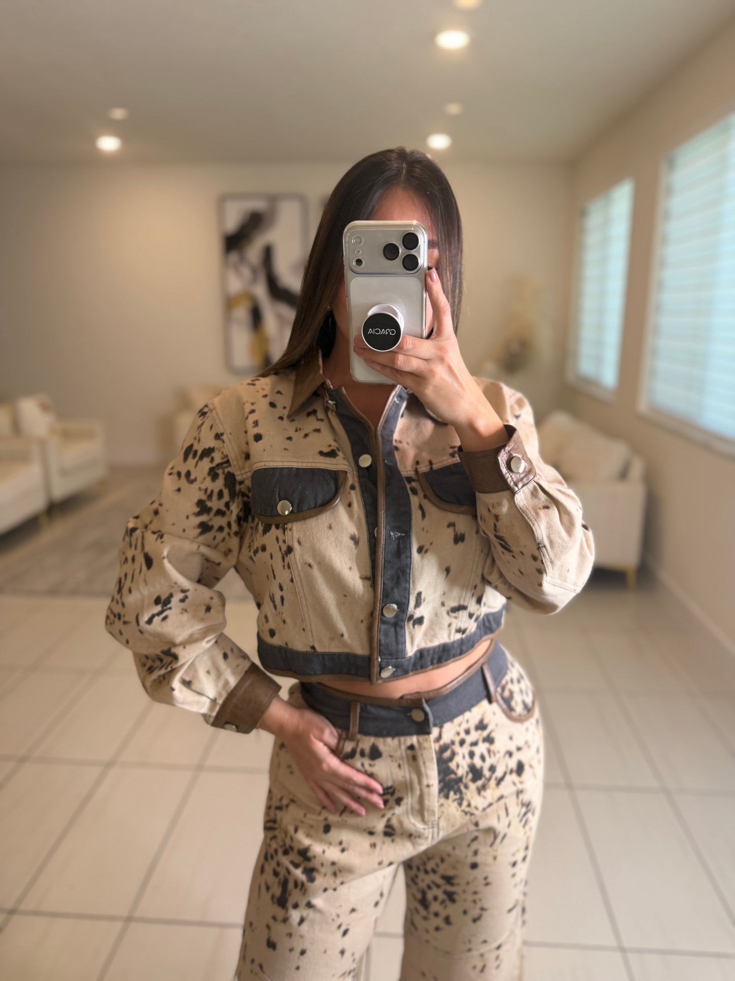 Fierce Streak Contrast Pant Set