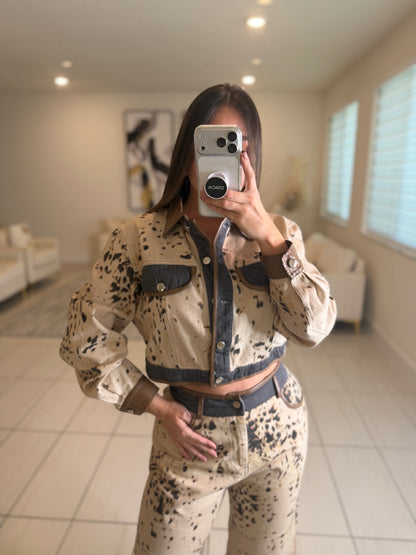 Fierce Streak Contrast Pant Set