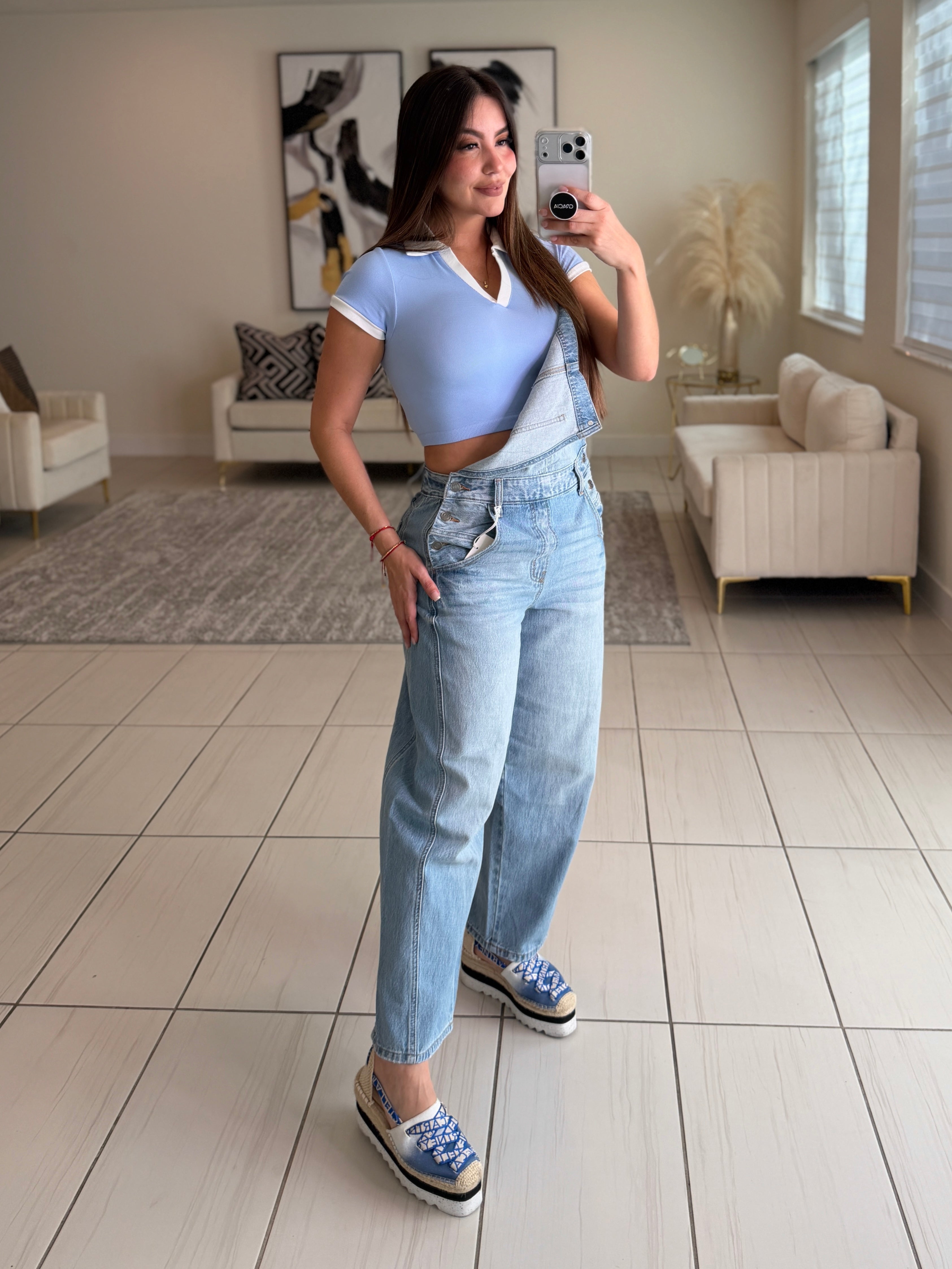 High Road Denim Barrel Jumpsuit