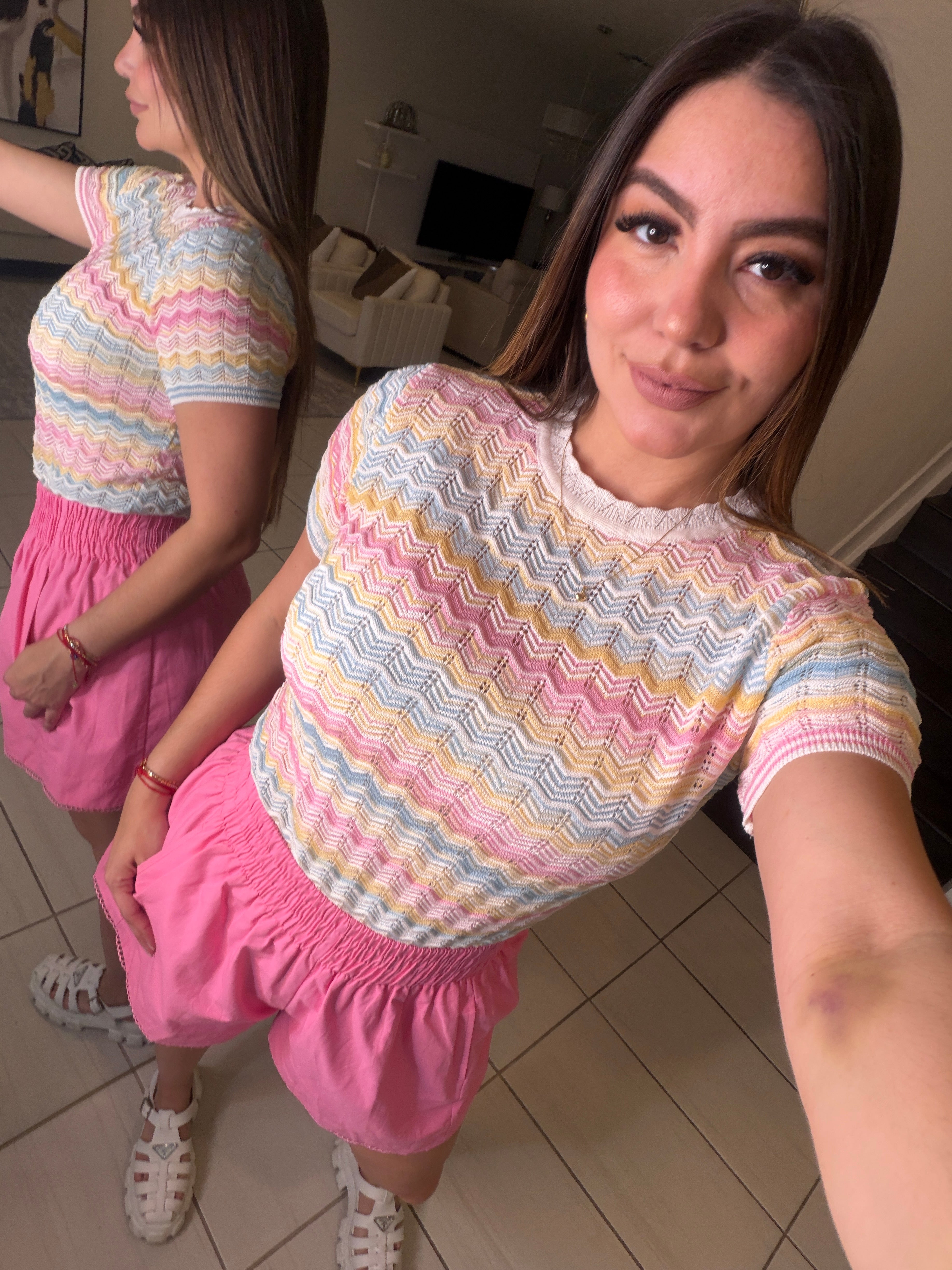 Afterglow Affair Colorful Top