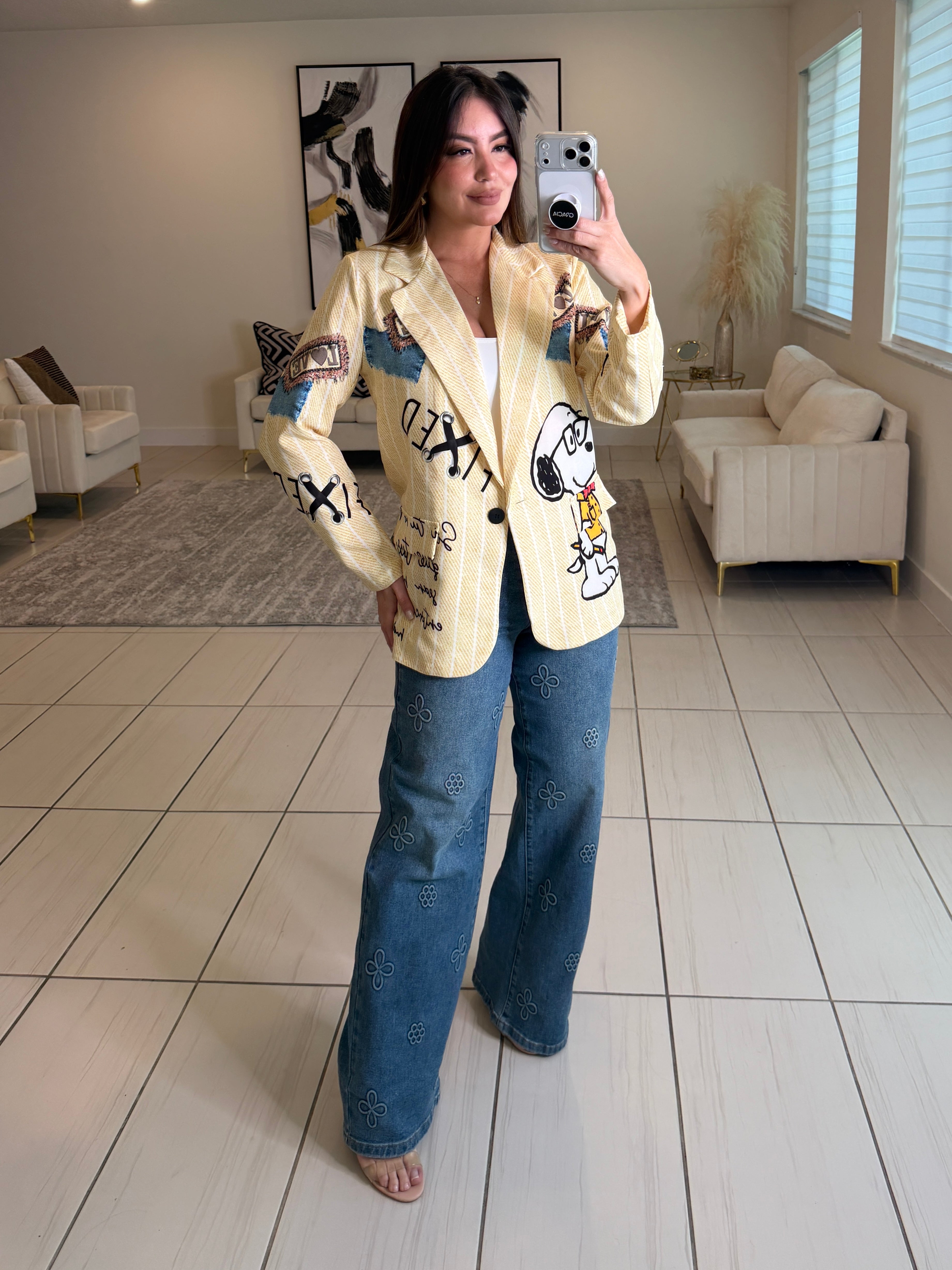 Glamorous Magic Yellow Blazer