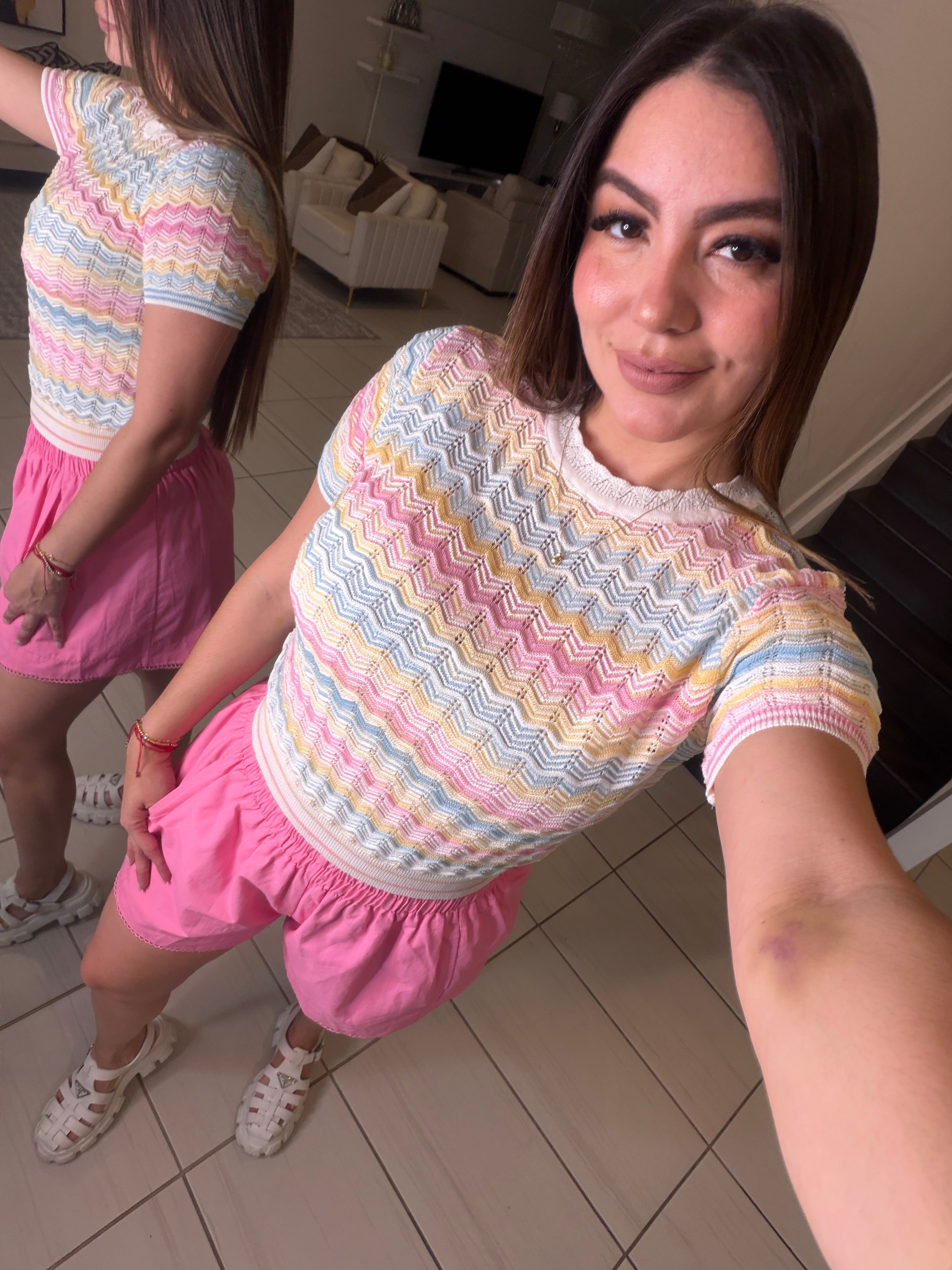 Afterglow Affair Colorful Top