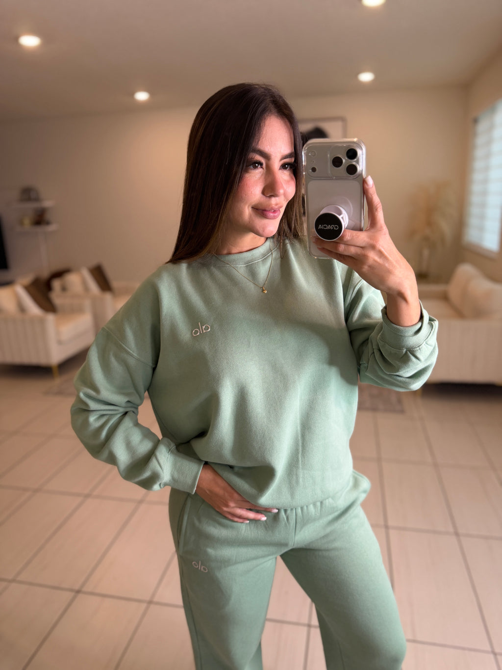 Serenity Halo Green Pant Set