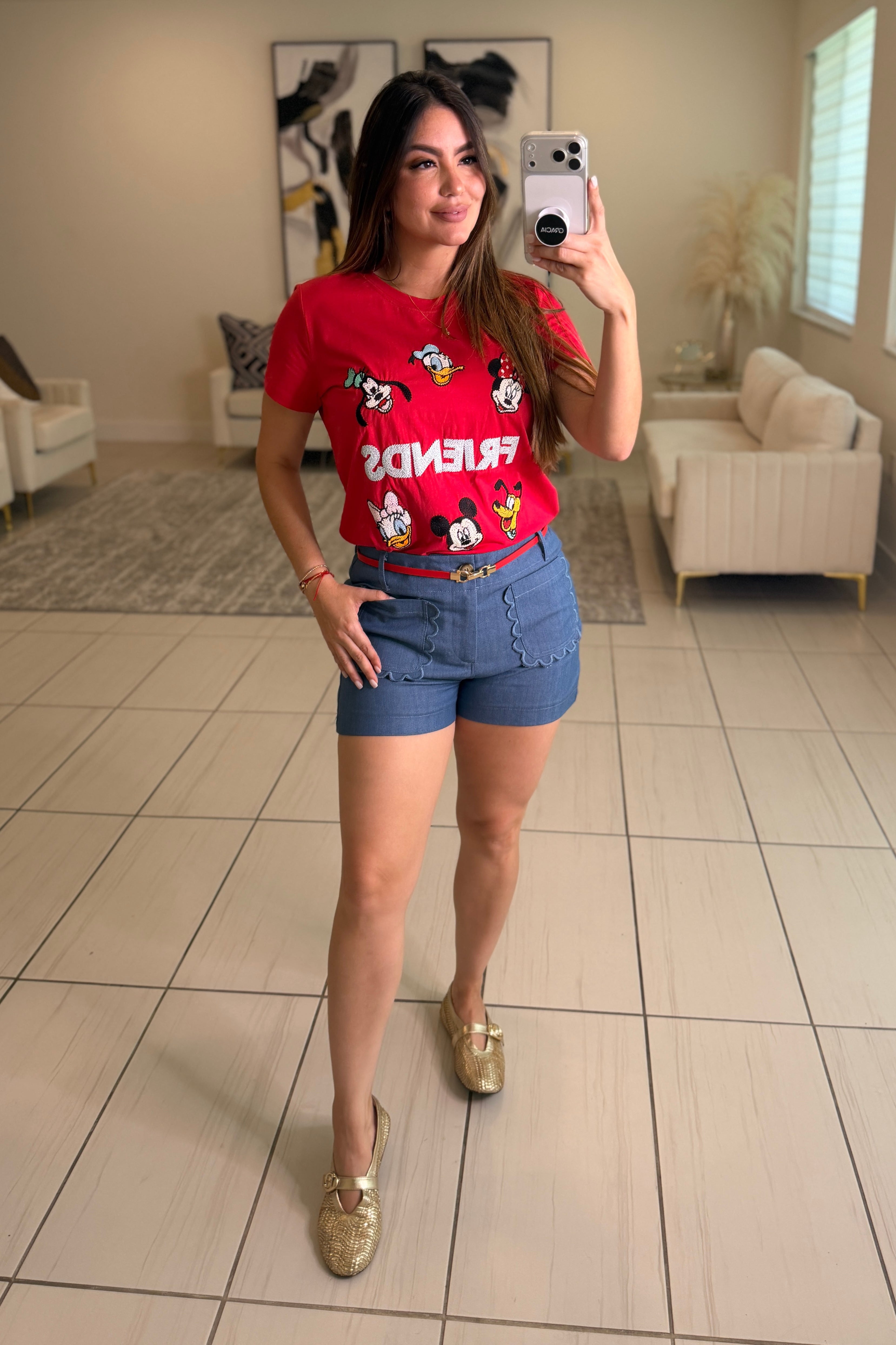 Cloud Pockets Denim Short
