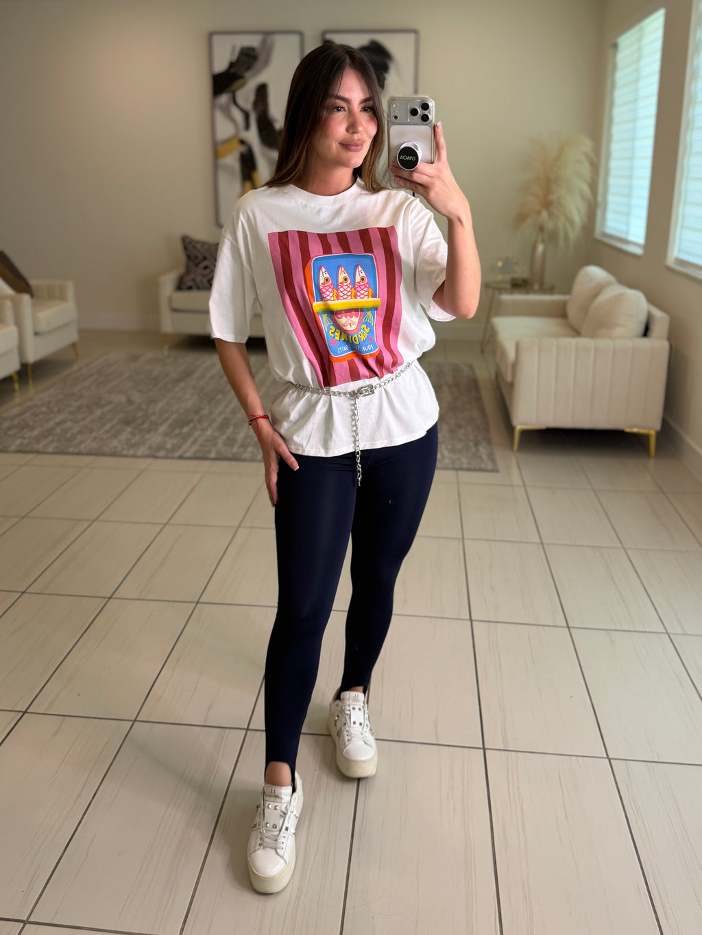 Chic Sardines White Tshirt