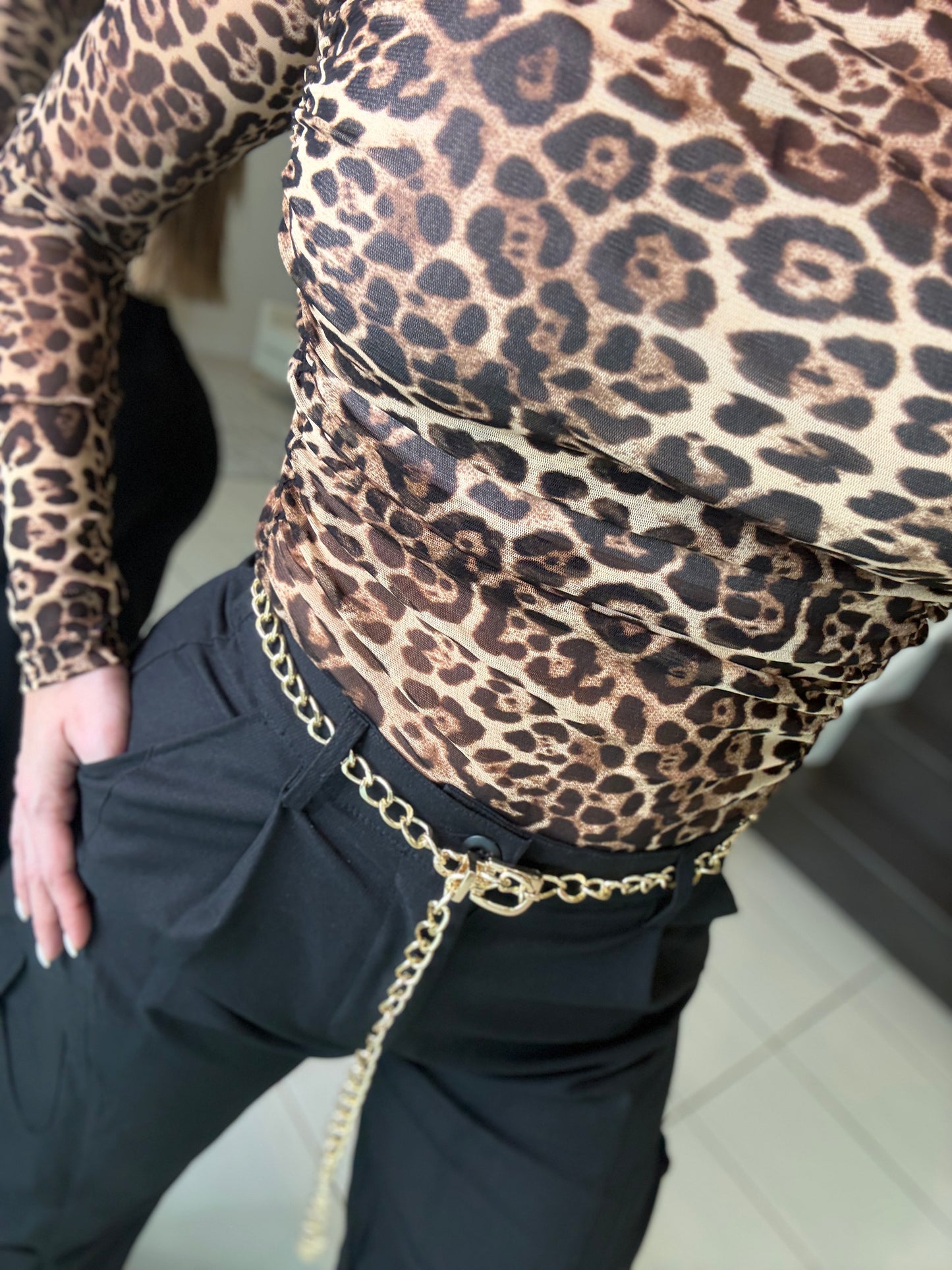 Wild Passion Leopard Print Bodysuit