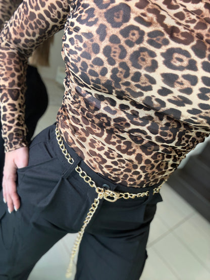 Wild Passion Leopard Print Bodysuit