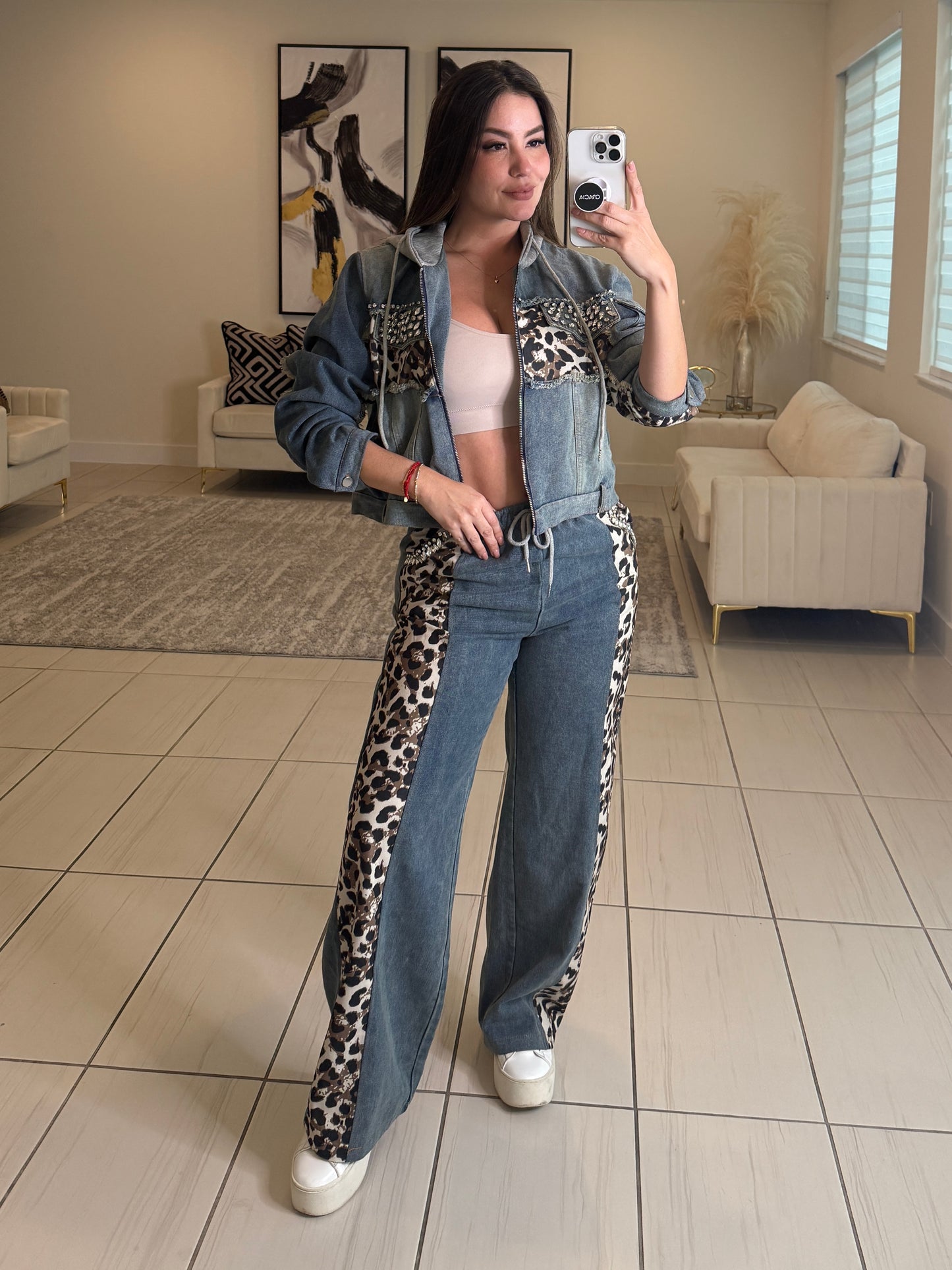 Urban Flair Leopard Comfy Set
