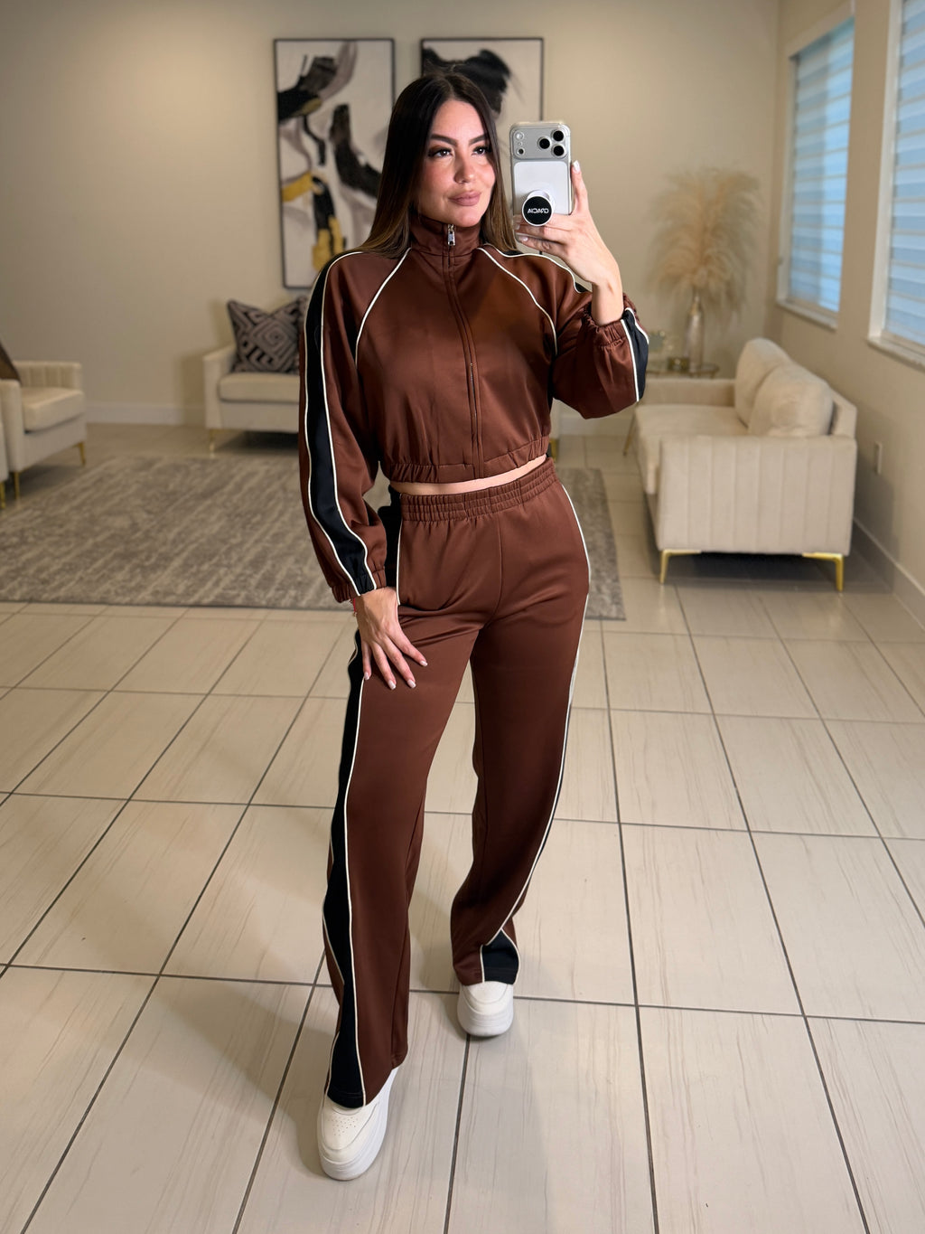 Espresso Element Brown Pant Set