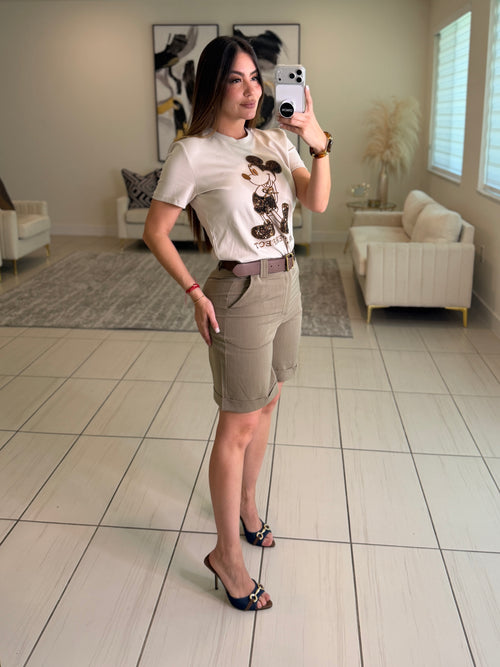 Cabana Muse Taupe Shorts