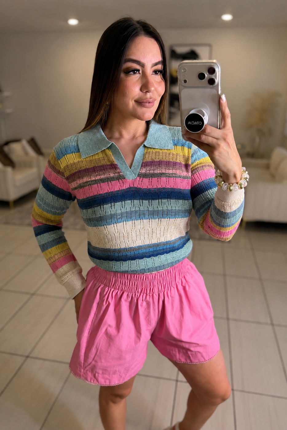 Afterglow Affair Colorful Top