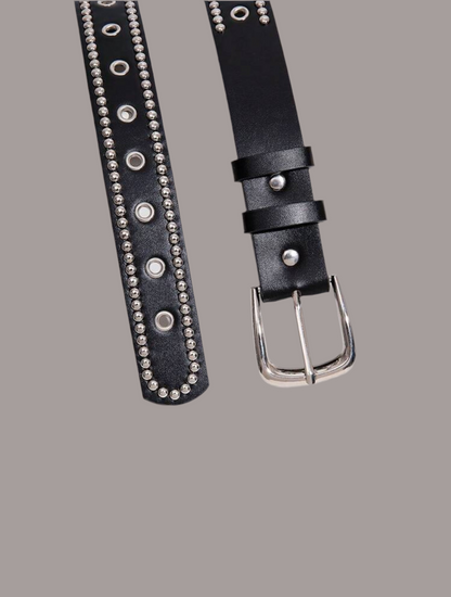 Black Belt with Silver Studs