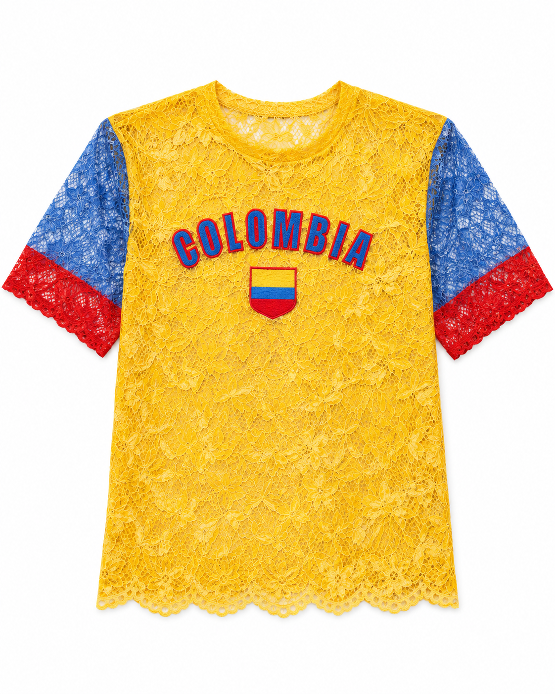 Colombia Core Lace Tshirt Combo