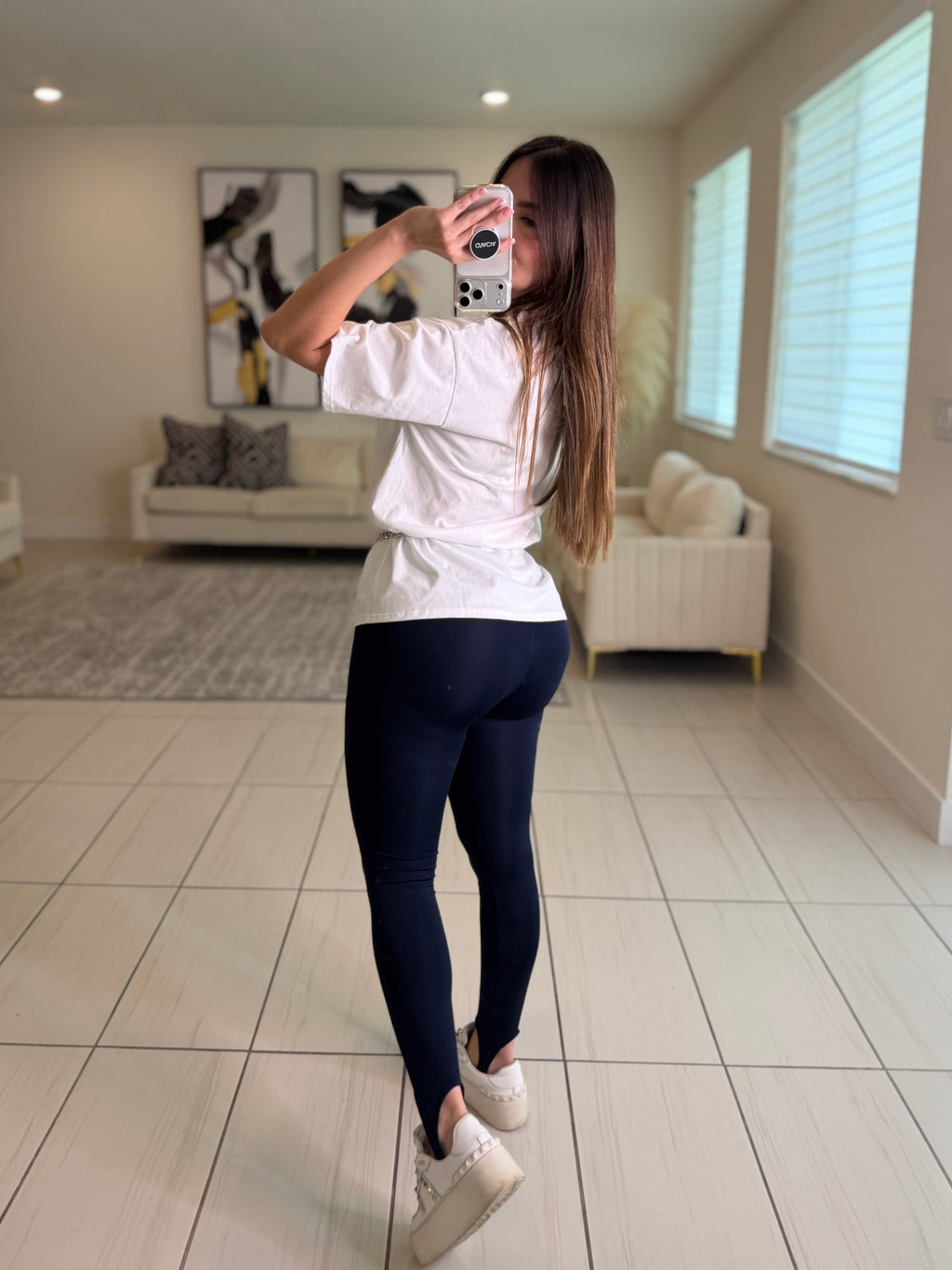 Power Sculpt Navy Blue Leggings
