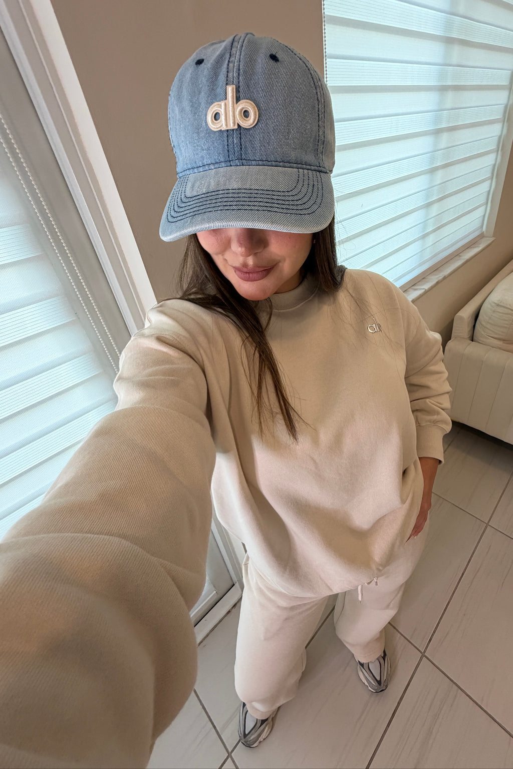 Iconic Halo Light Blue Denim Cap