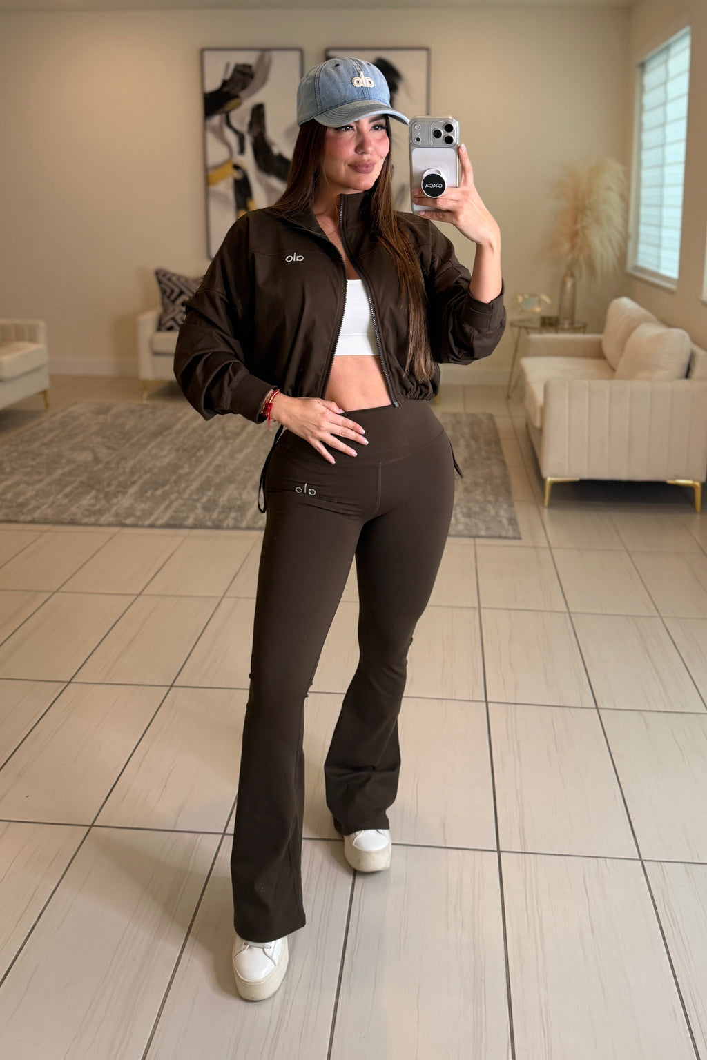 Softsculpt Halo Brown Pants Set