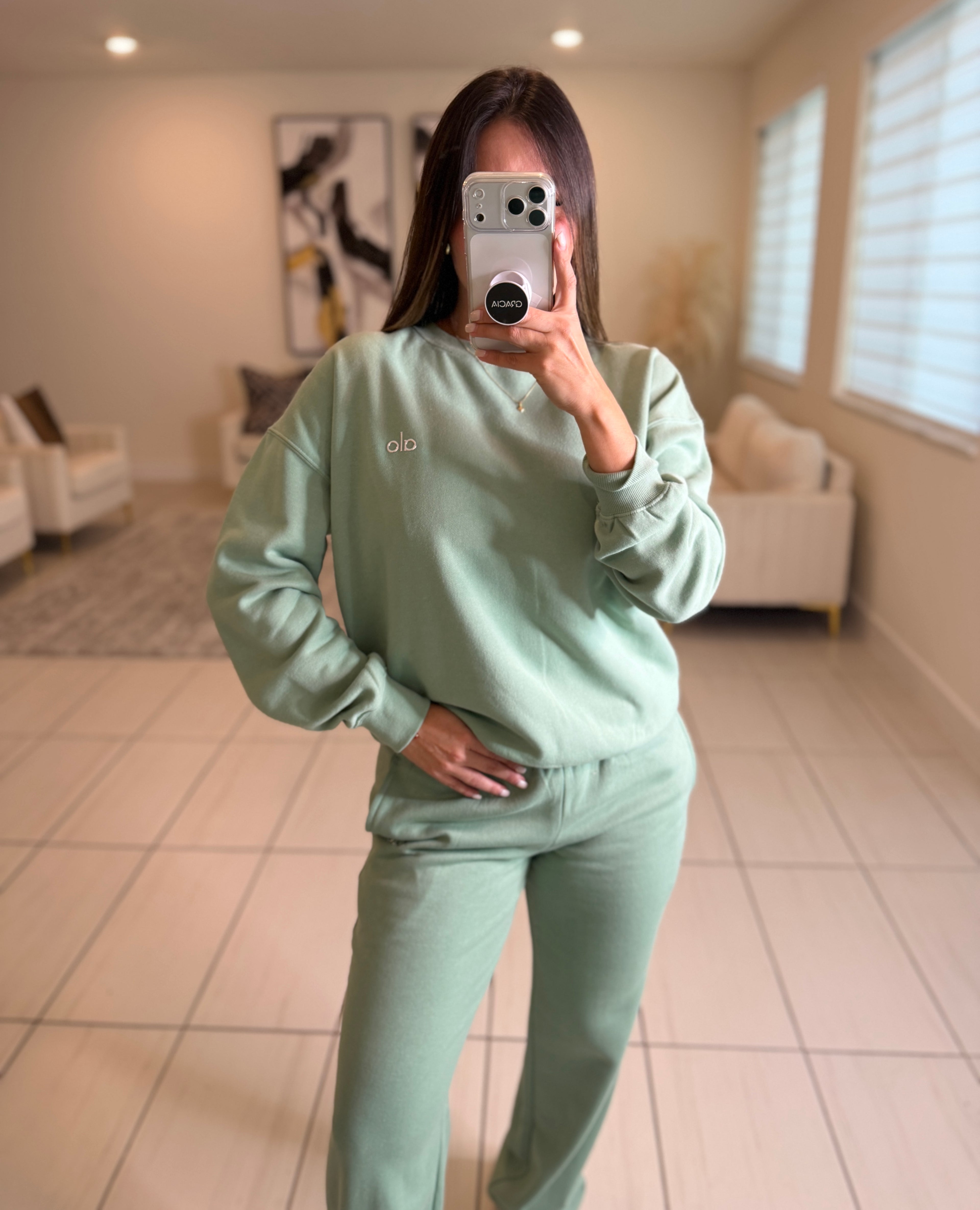Serenity Halo Green Pant Set