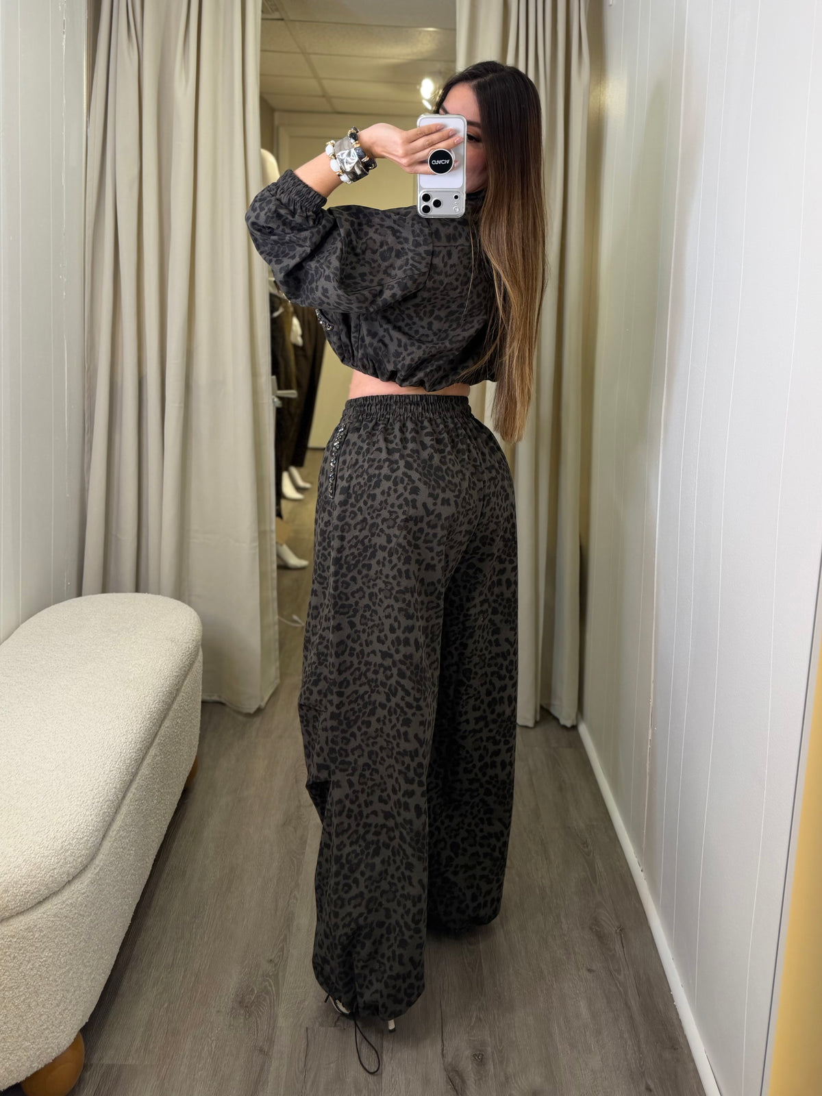 Dark Diva Leopard Print Pant Set