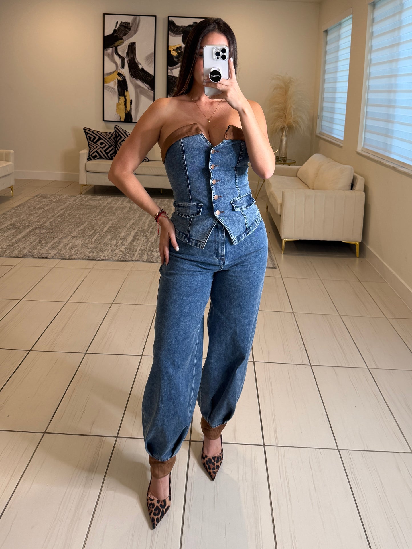 Urban Decode Denim Pant Set