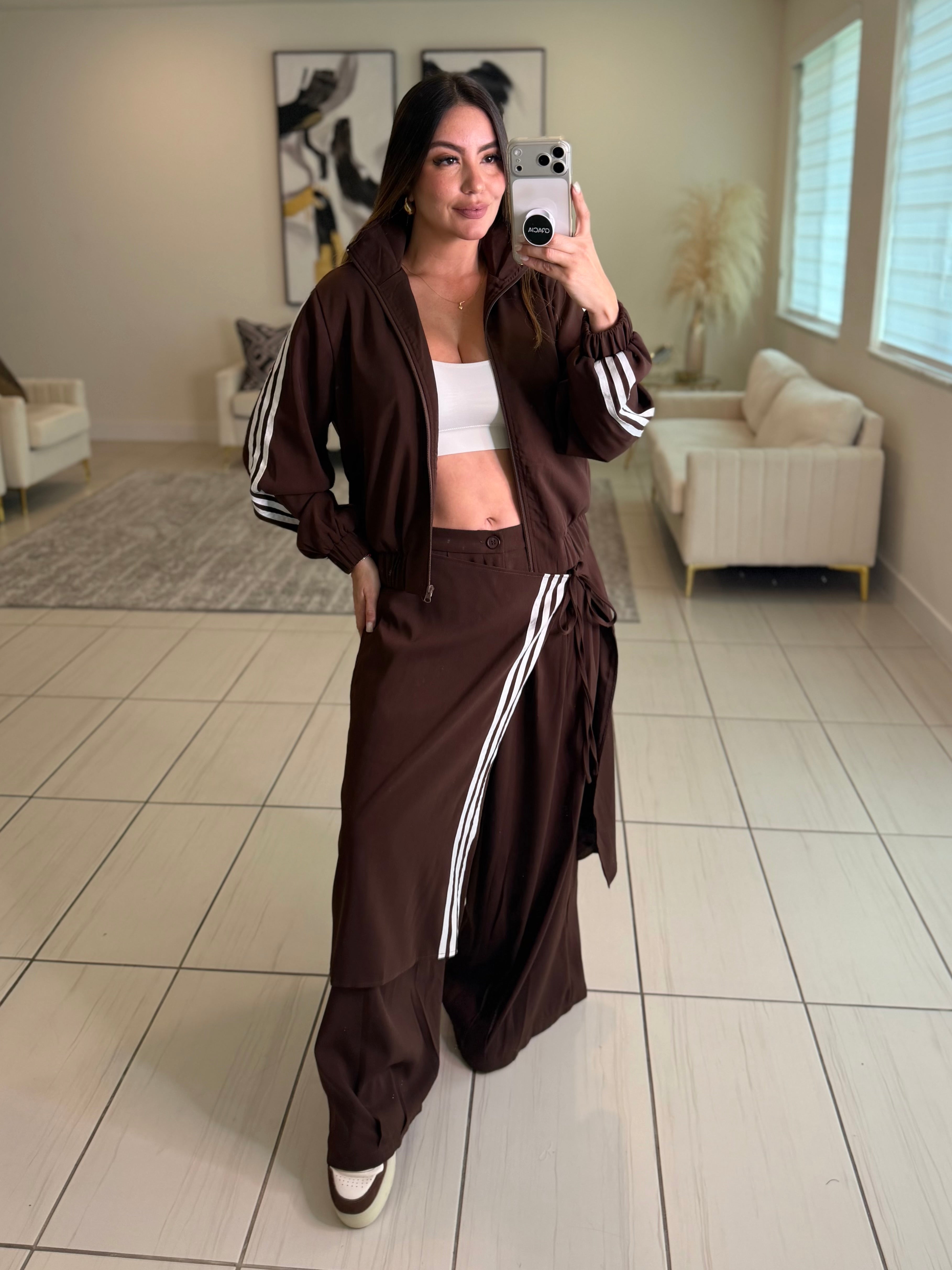 Cocoa Signature Brown Pant Set