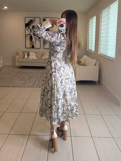 Power Stance Beige Maxi Dress