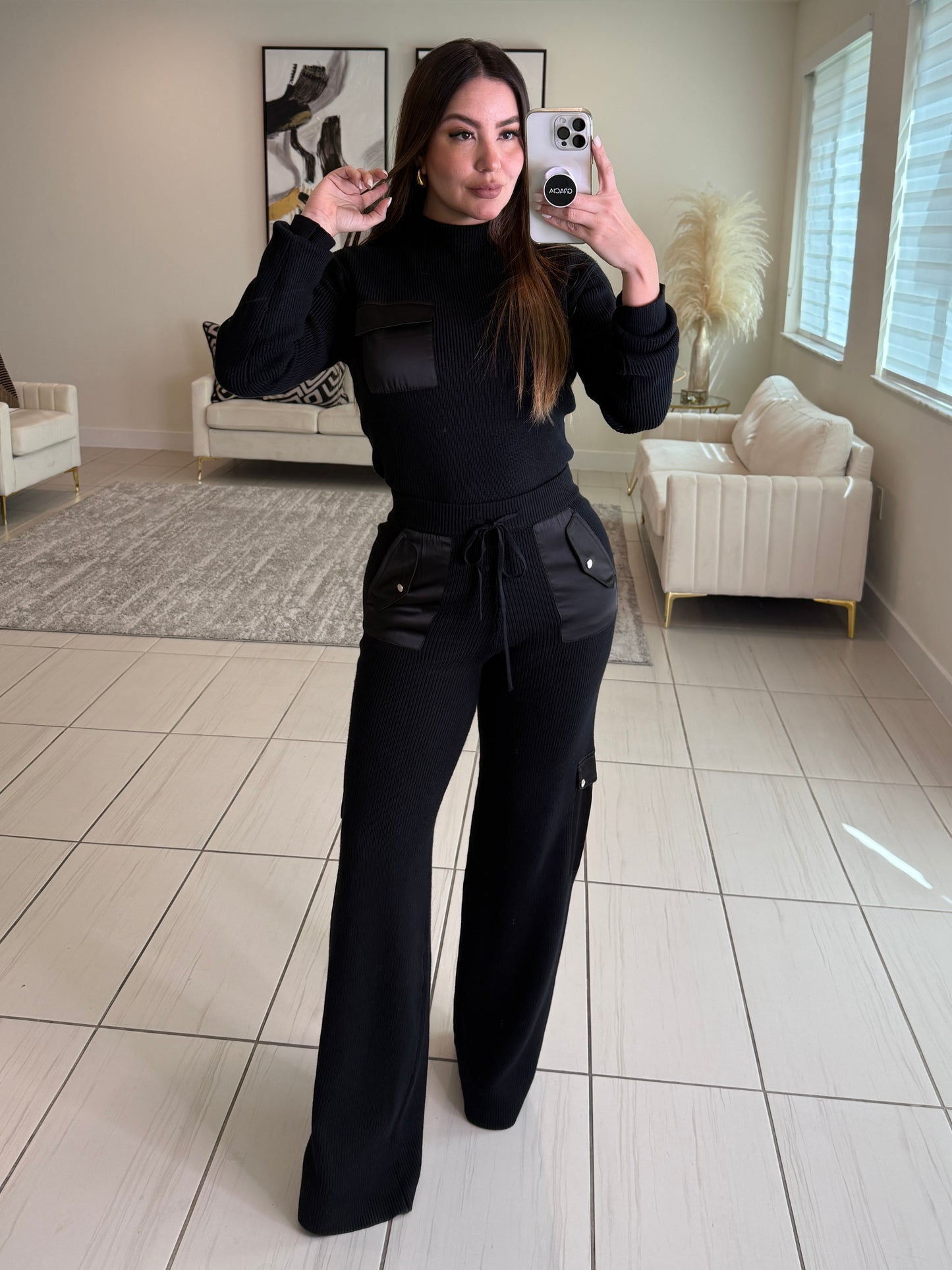 Enigma Nights Knit Pant Set