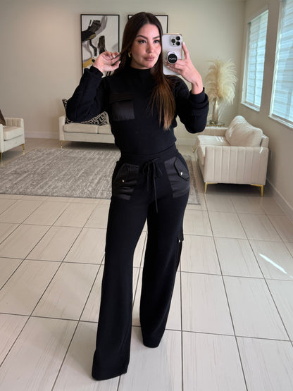 Enigma Nights Knit Pant Set