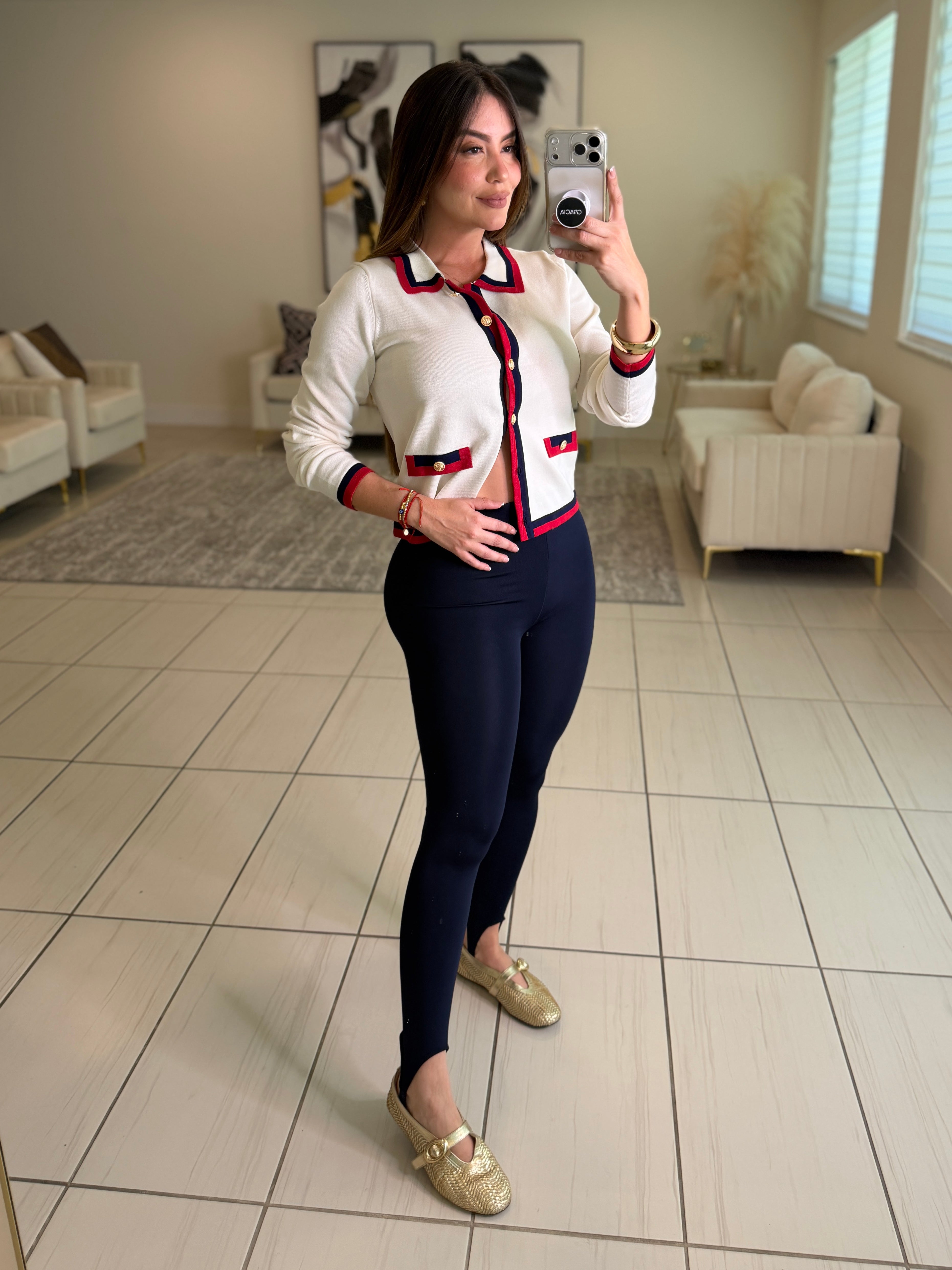 Power Sculpt Navy Blue Leggings