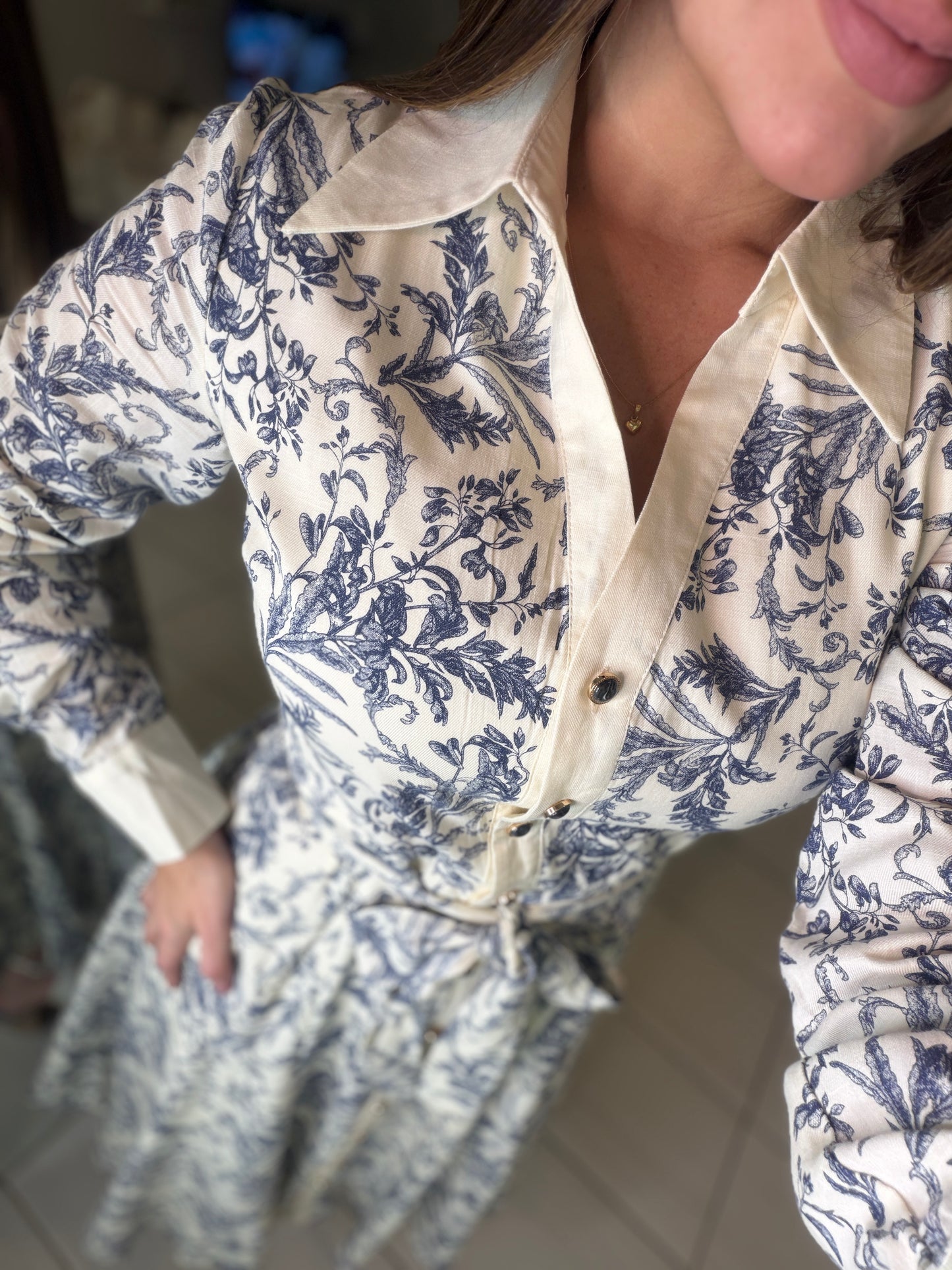 Power Stance Beige Maxi Dress