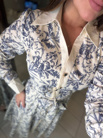 Power Stance Beige Maxi Dress