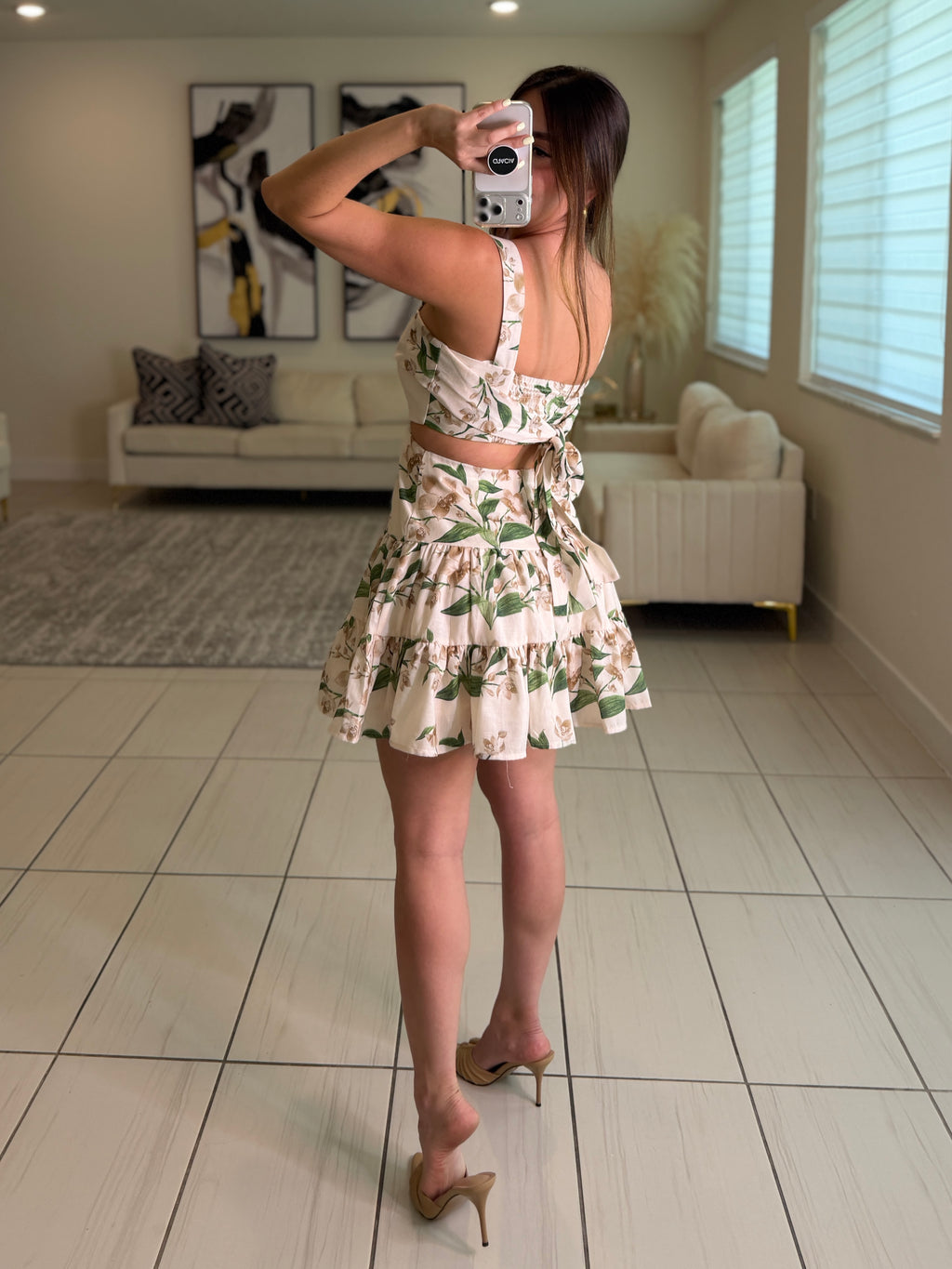 Romantic Haven Beige Dress