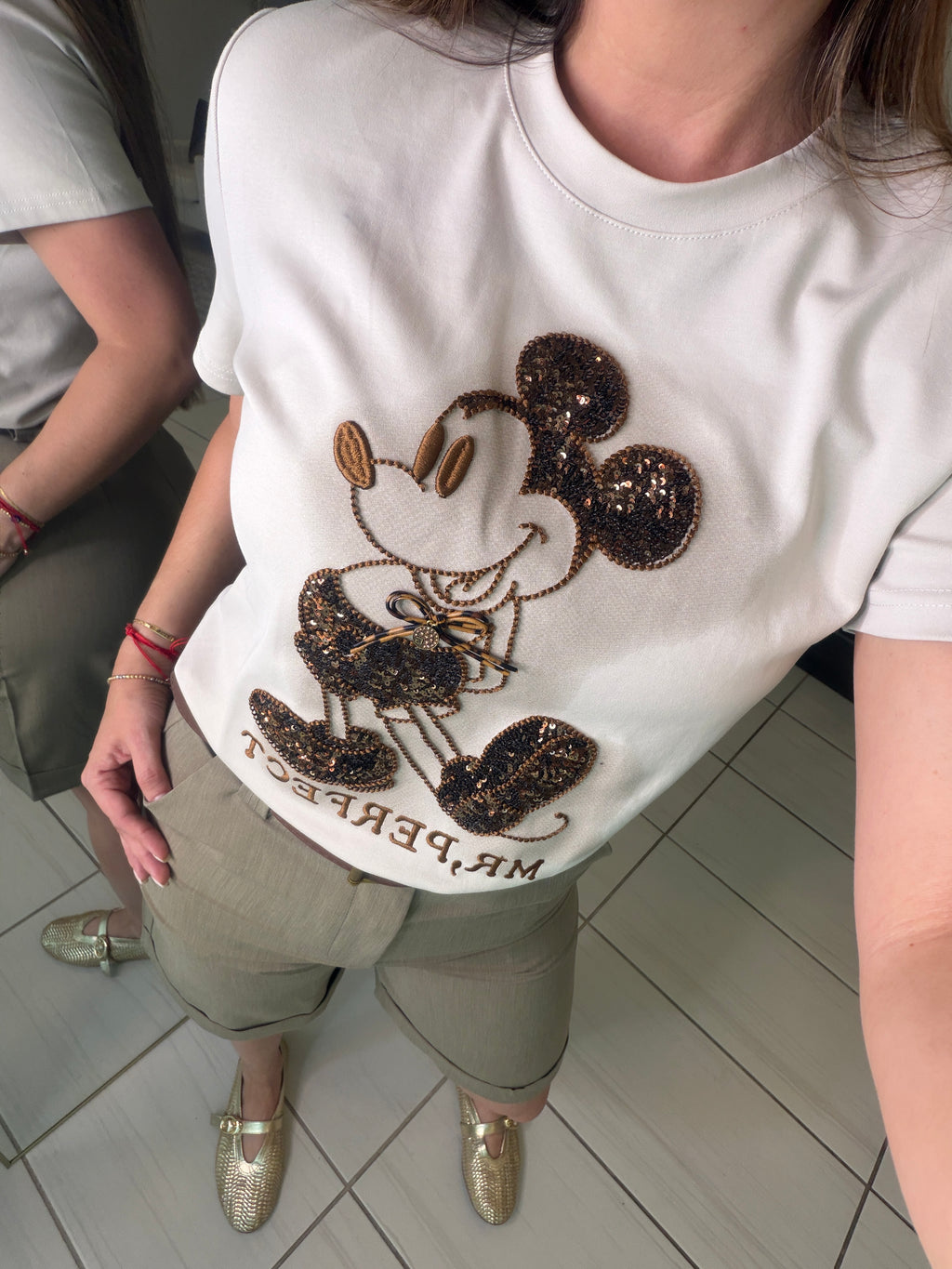 Magic Sparkle Beige Tshirt