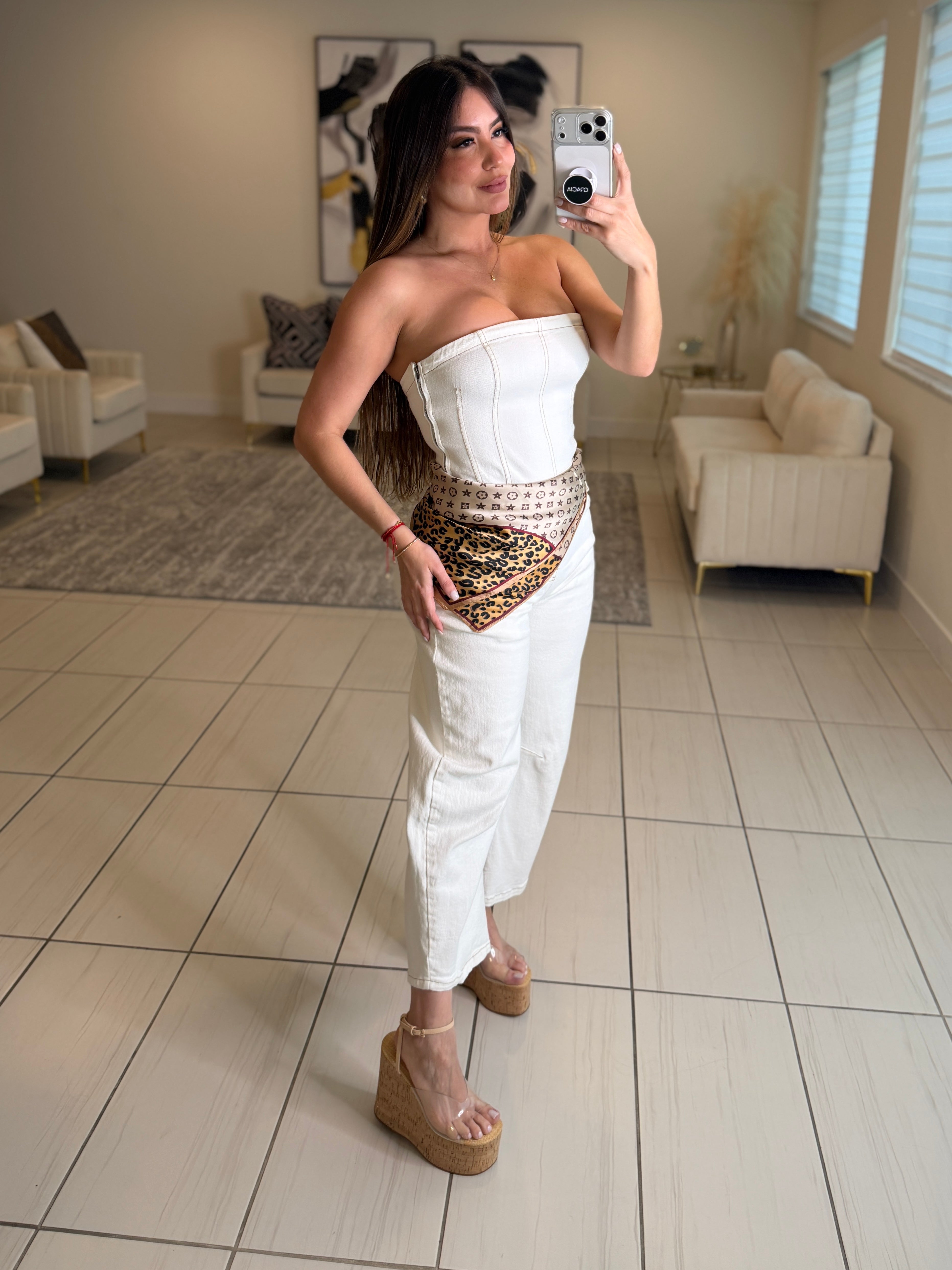 The Luxe Brown Bandana