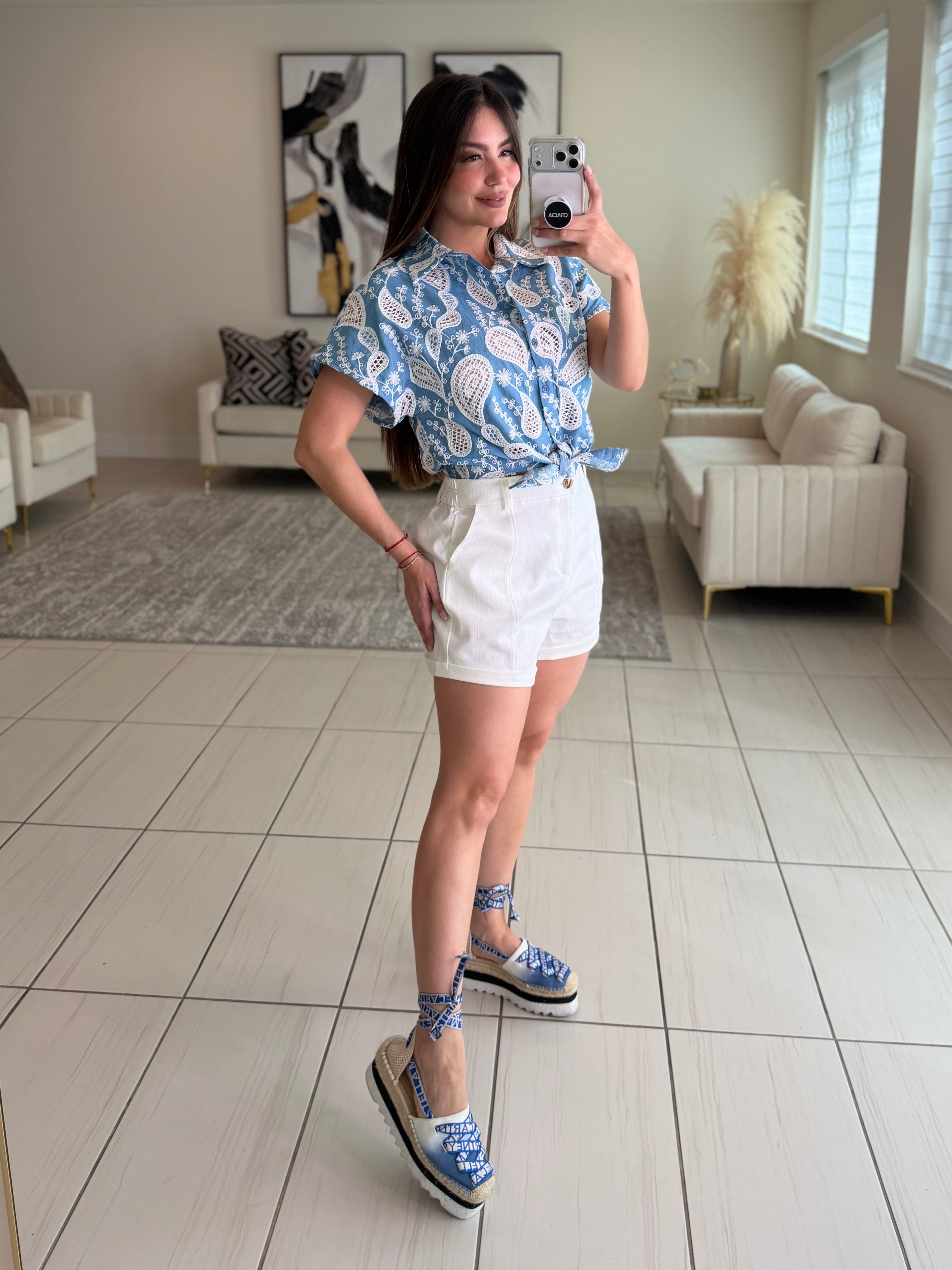 Sweet Edge White Short